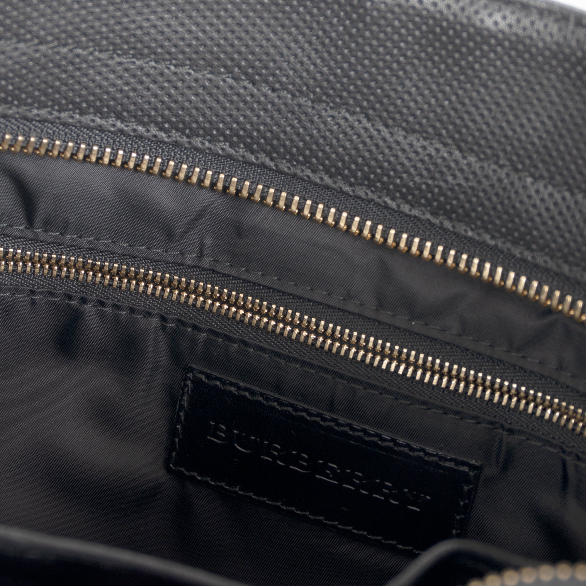 Burberry Nylon Beat Check Grafton Bag