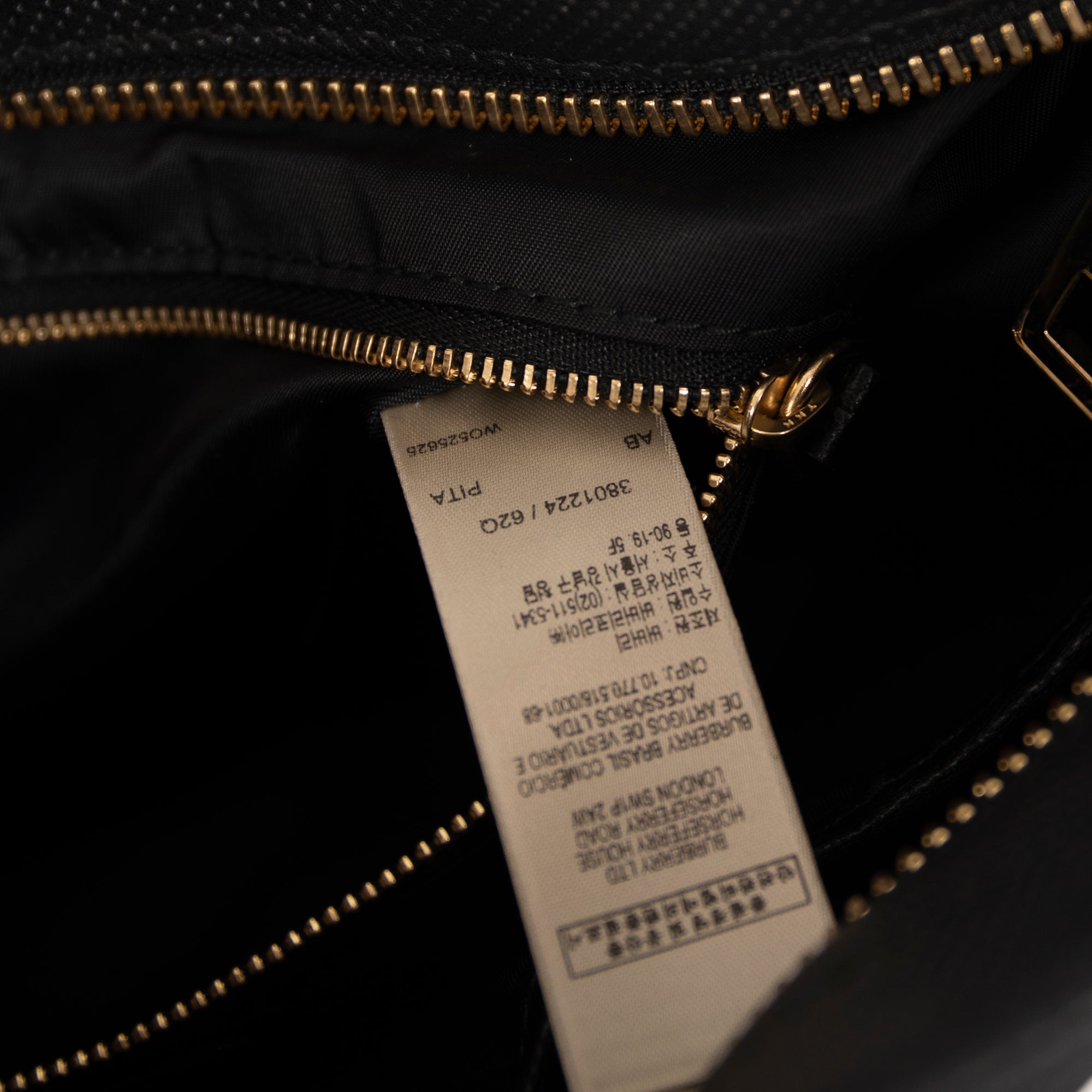 Burberry Nylon Beat Check Grafton Bag