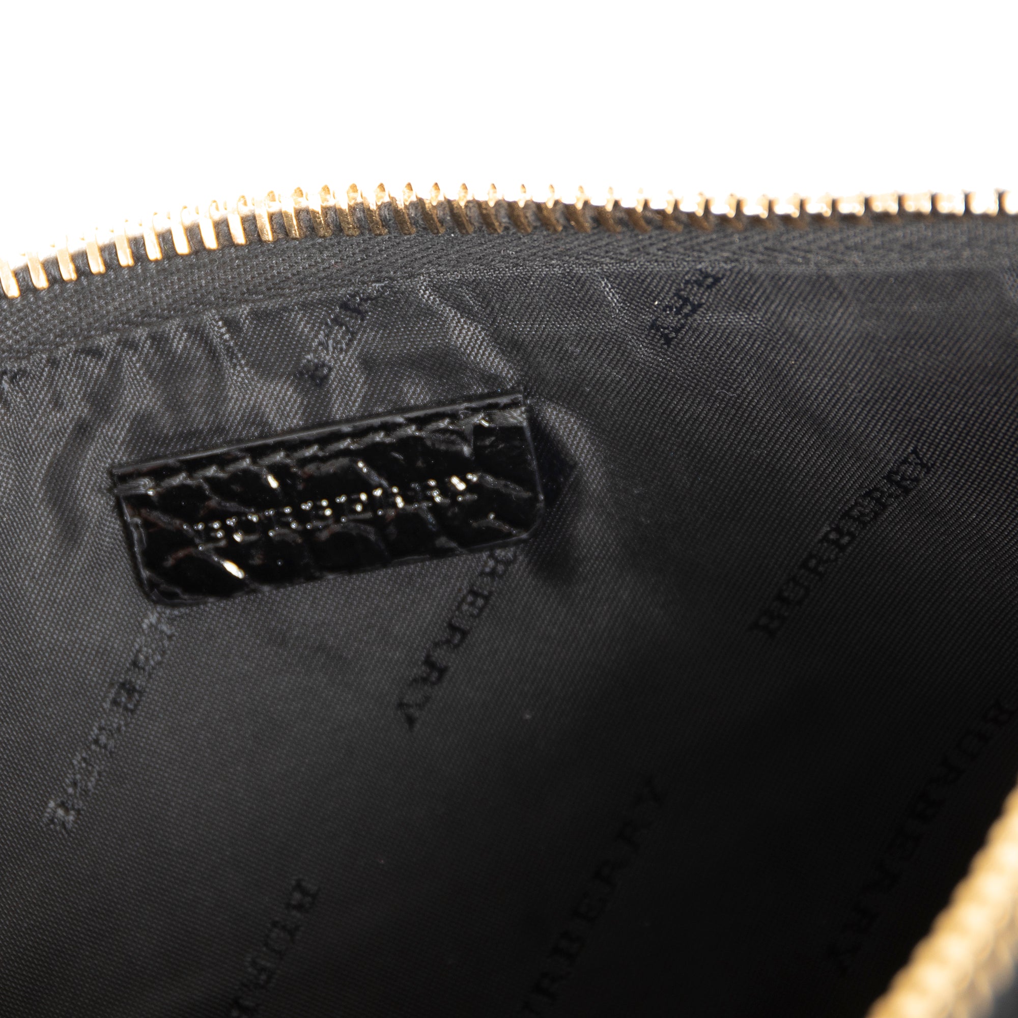 Burberry Patent Heritage Bow Peyton Crossbody Bag