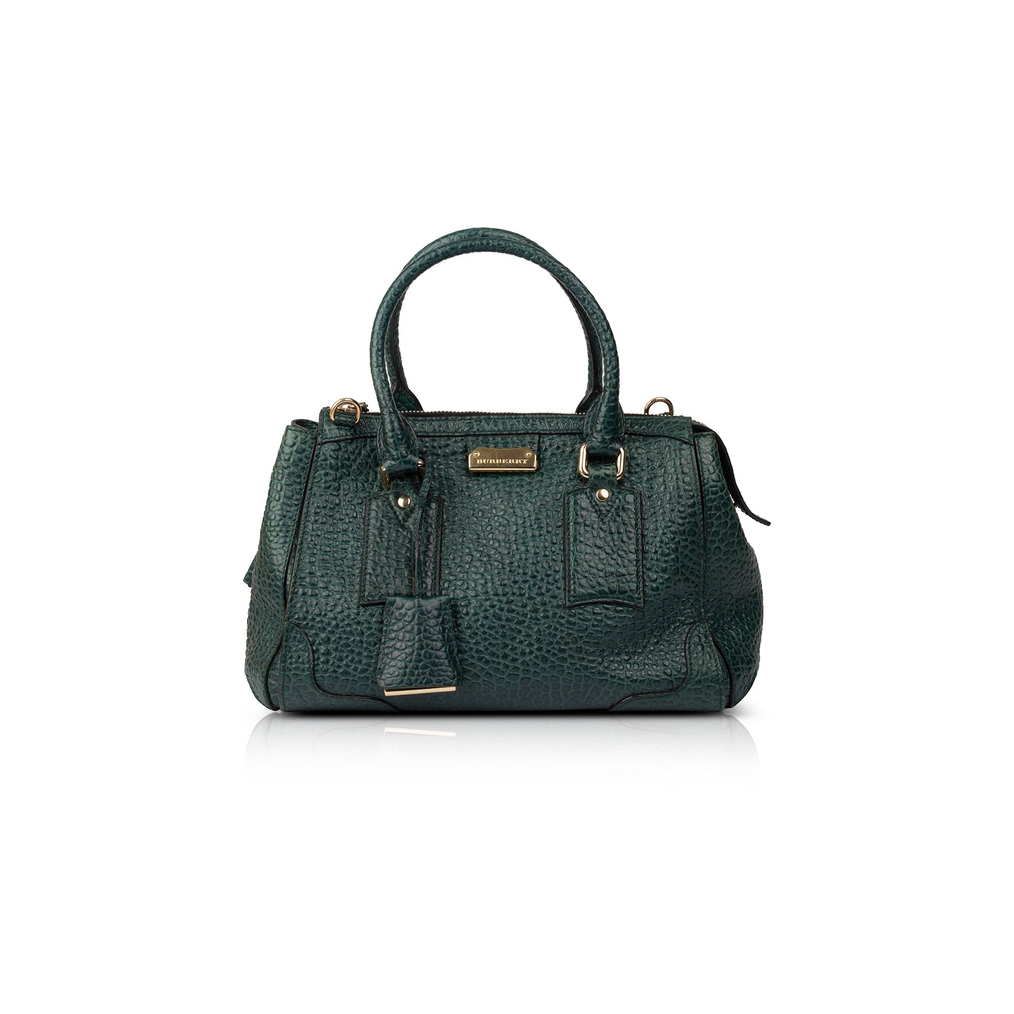 Burberry Small Leather Gladstone Bag – Oliver Jewellery