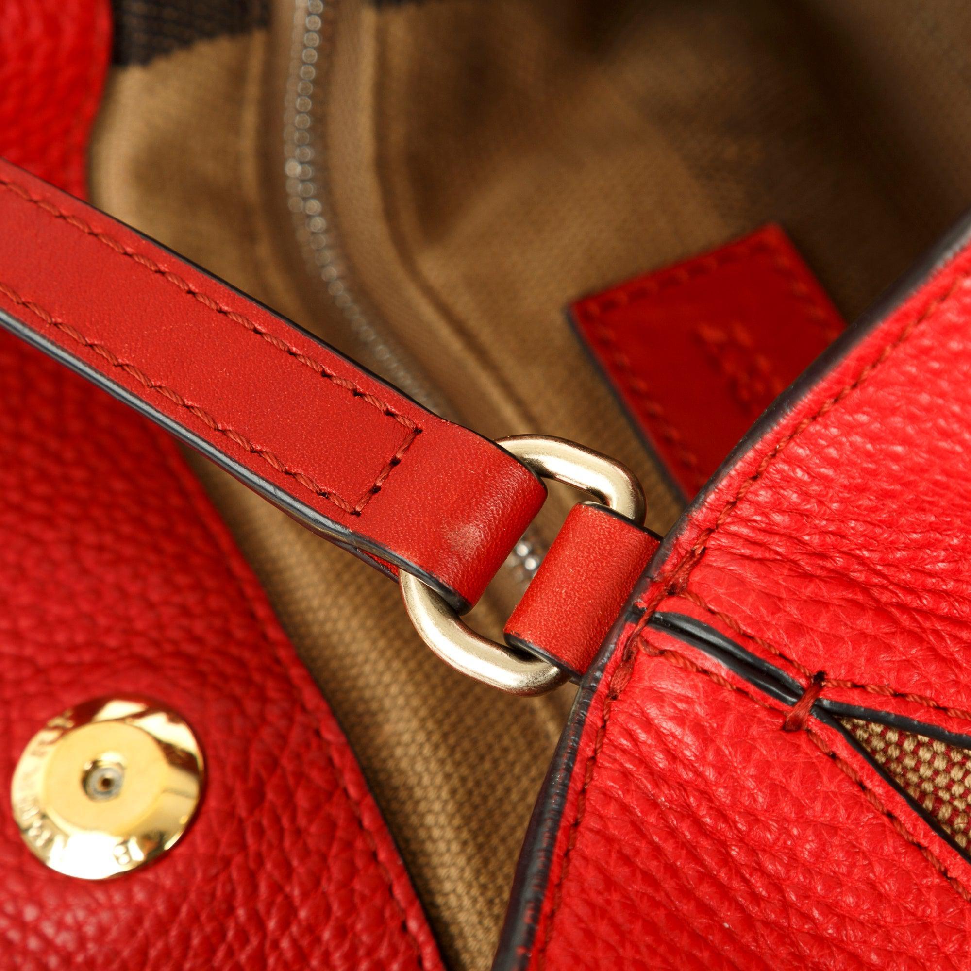 Burberry Small Maidstone Leather & House Check Tote