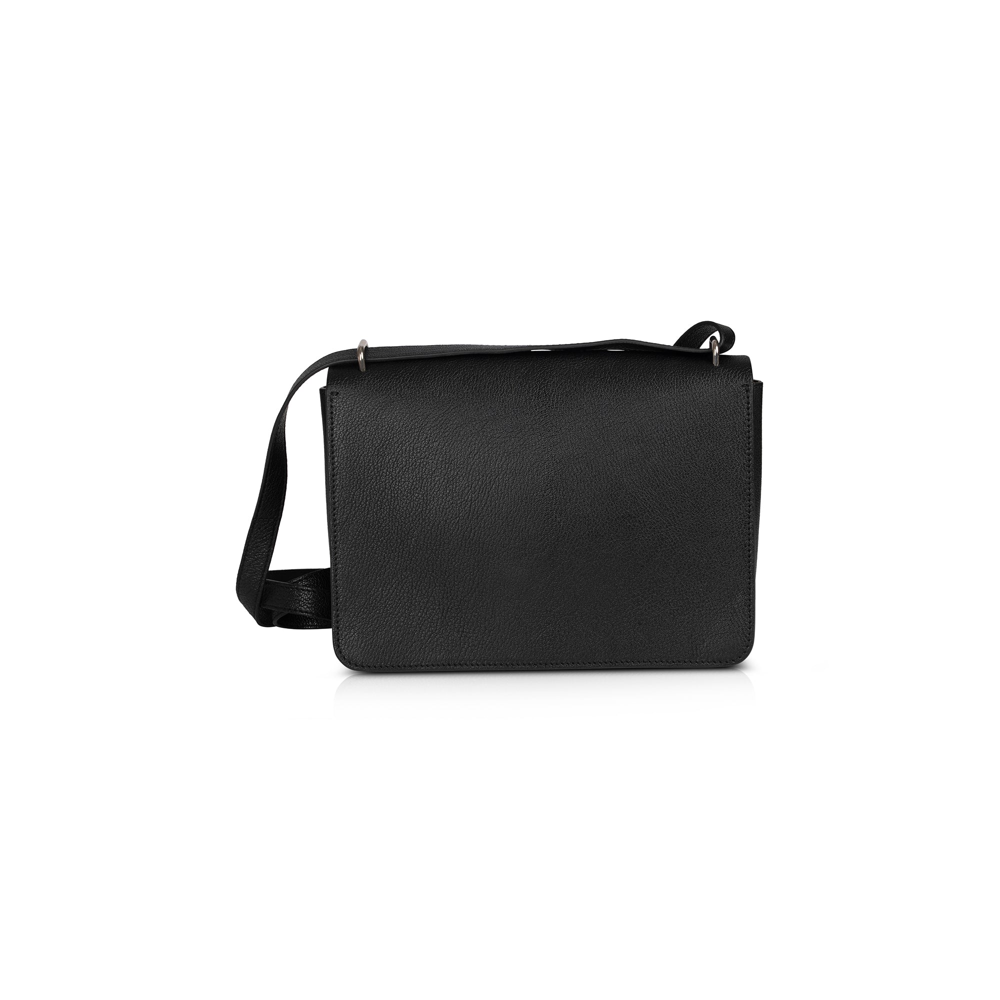 Burberry Vintage Check Canvas & Black Leather Medium D-Ring Shoulder Bag