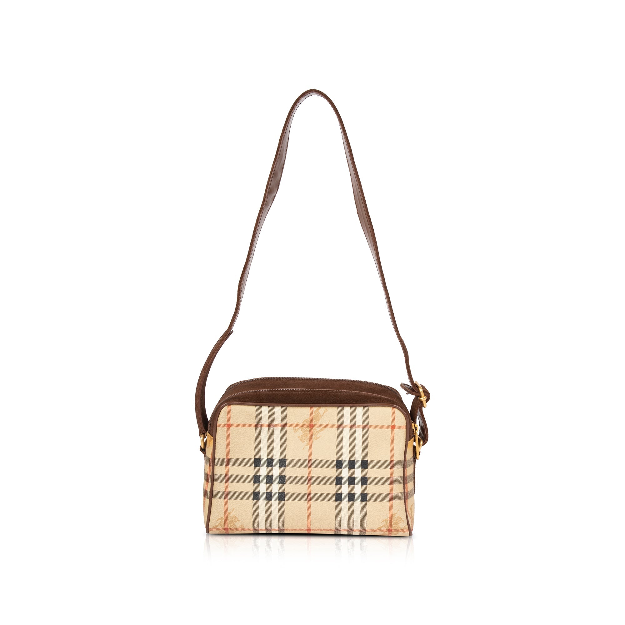 Burberrys Haymarket Check Camera Bag