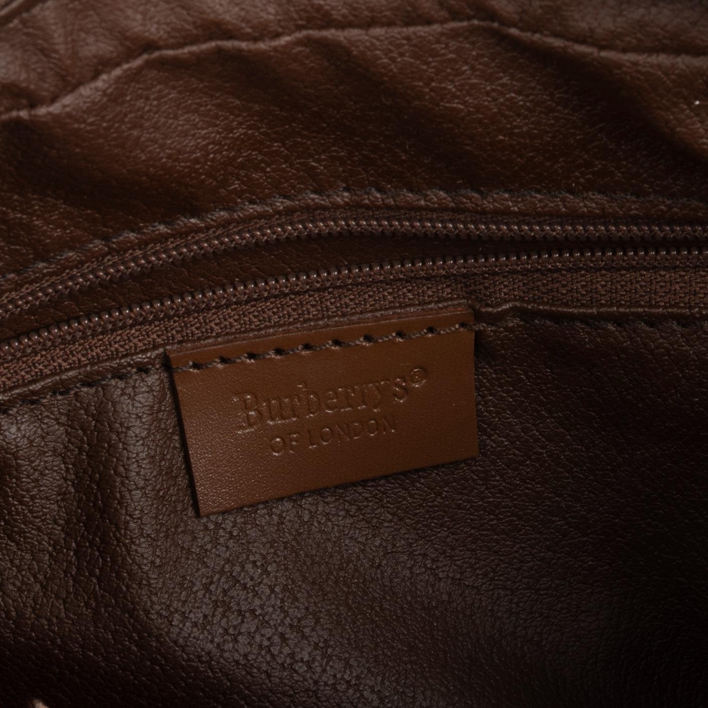 Burberrys Haymarket Check Camera Bag