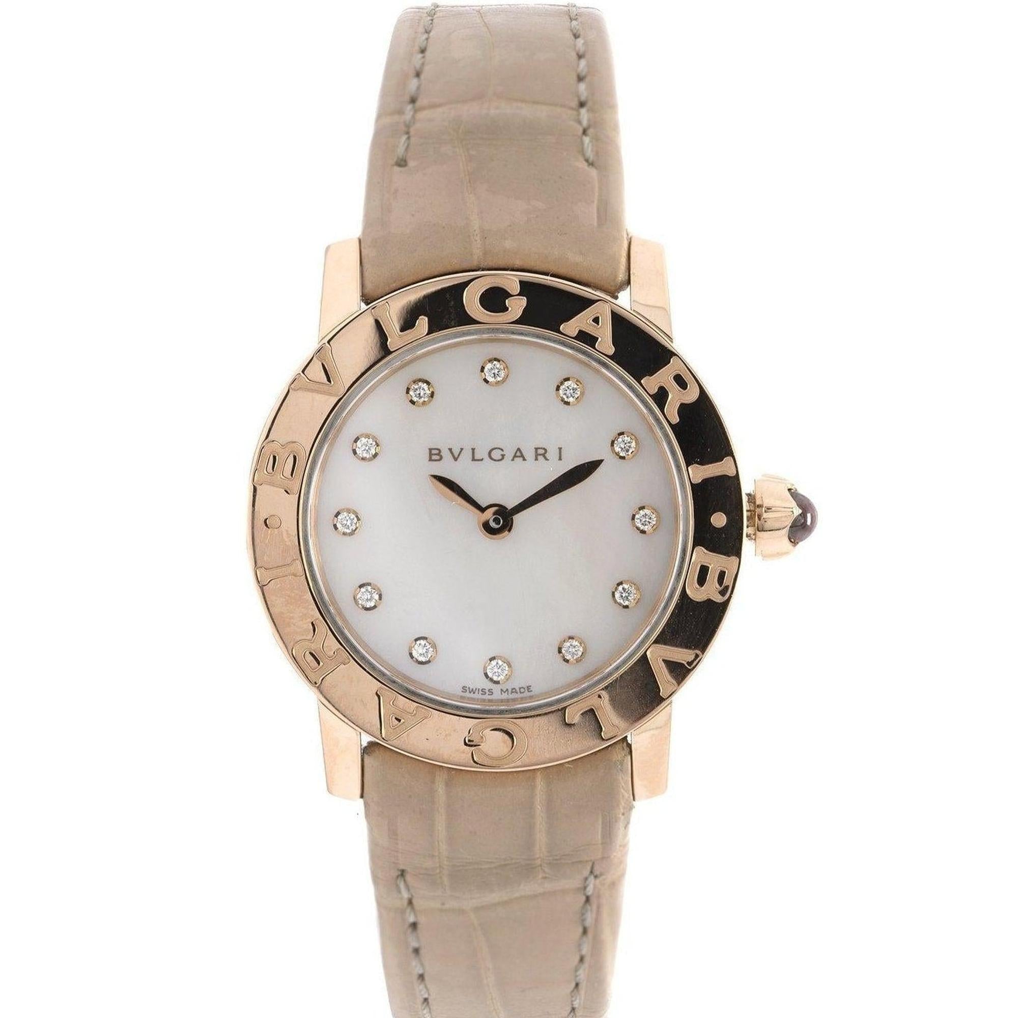 Bvlgari Bvlgari Watch w/ Travel Pouch