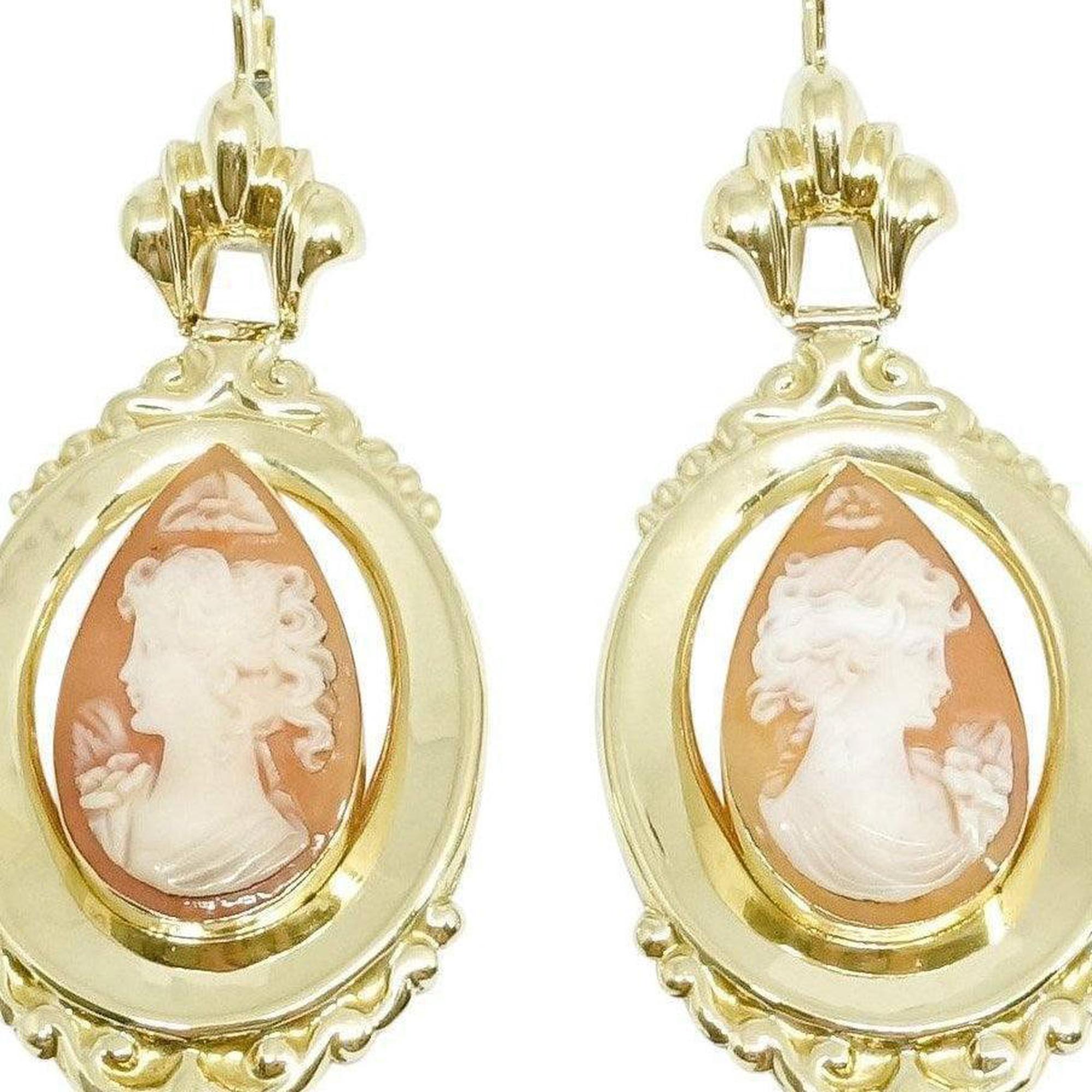 Cameo Earrings