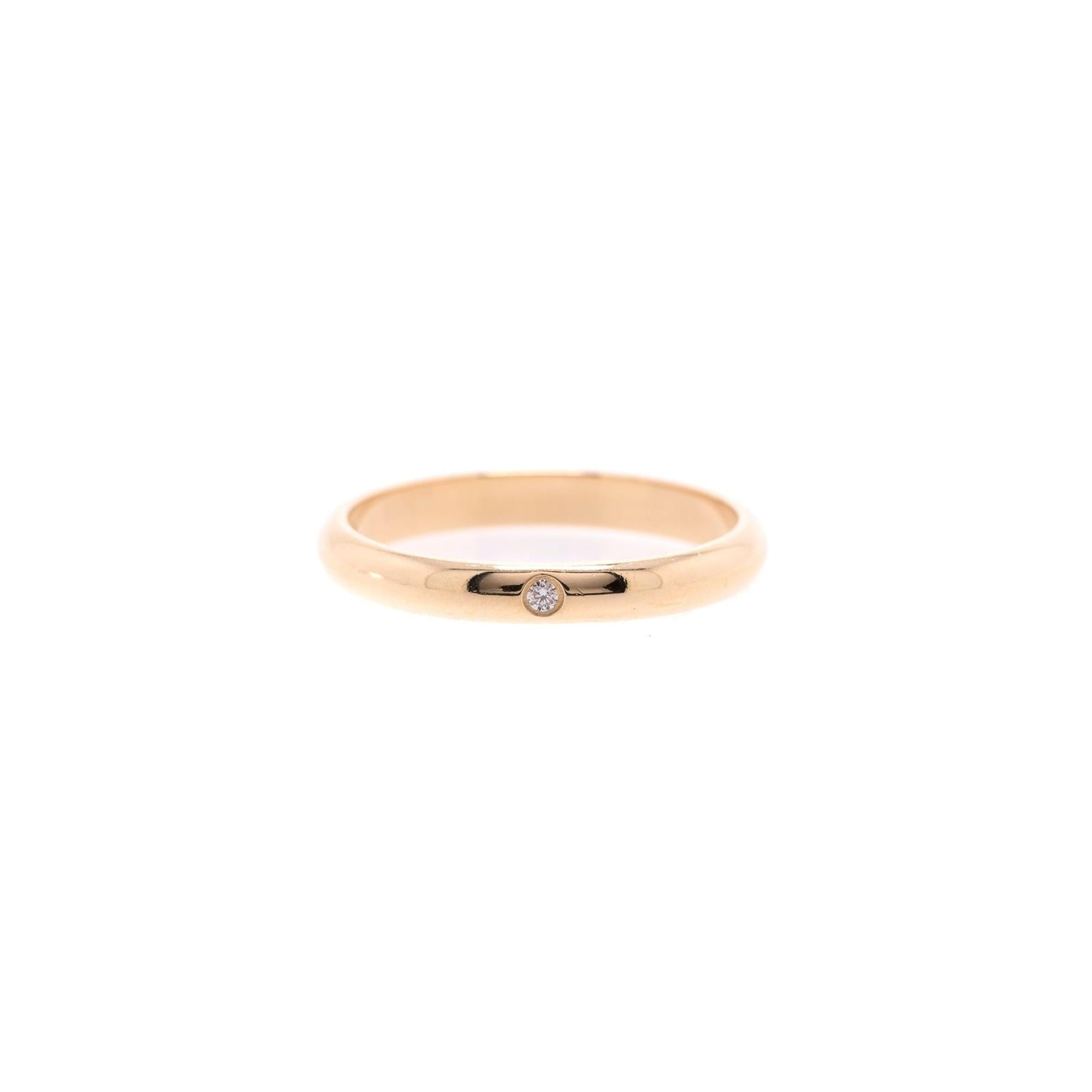 Cartier 18k Gold 1895 Diamond Wedding Band