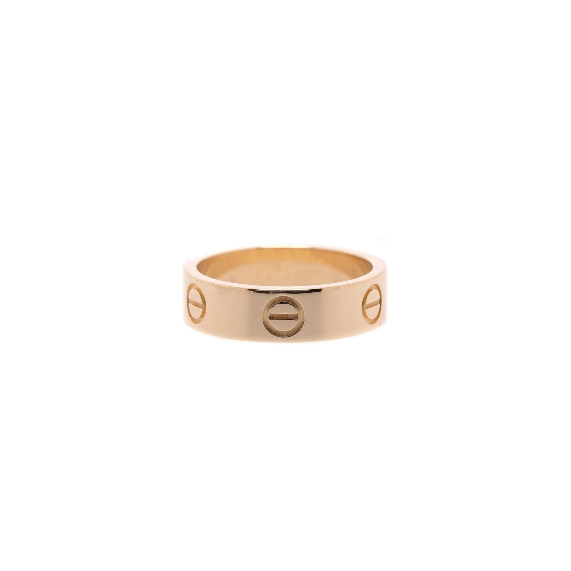 Cartier 18k Gold Love Ring