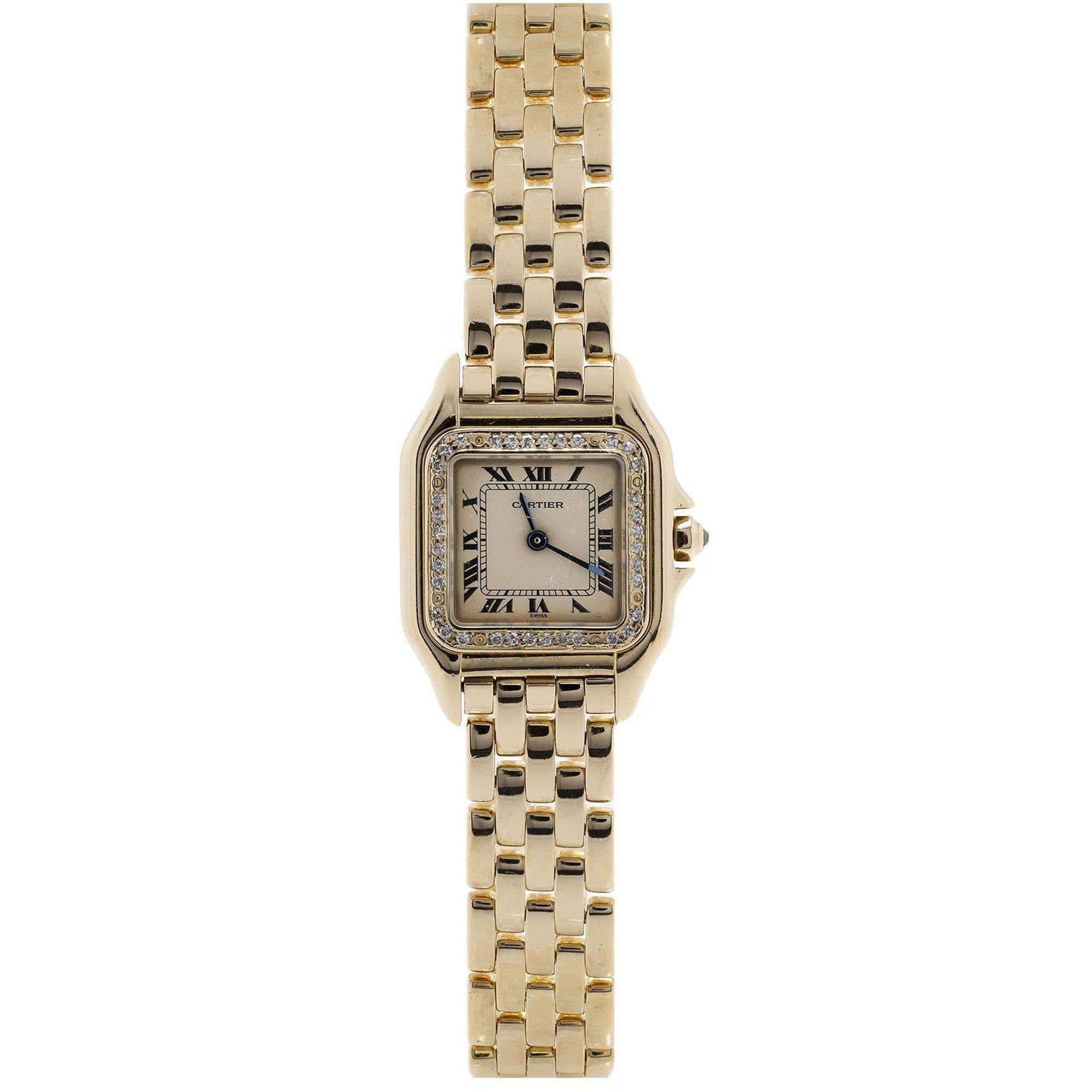 Cartier 18k Gold Panthere Watch