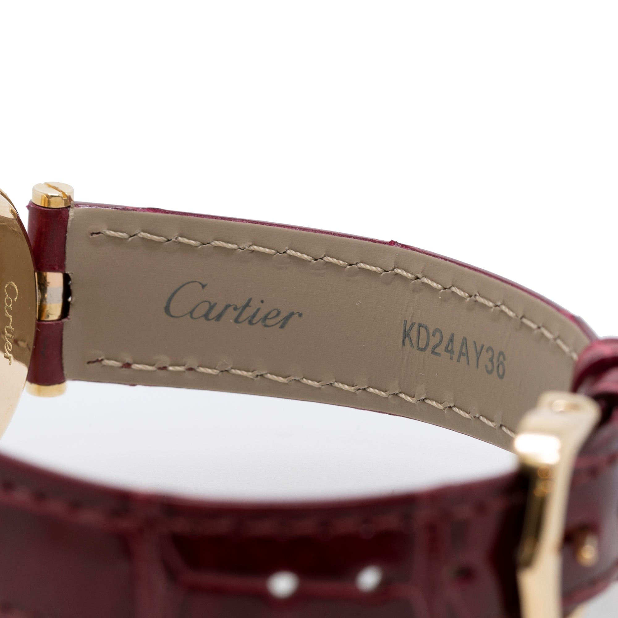 Cartier 18k Gold Vendome Trinity Watch