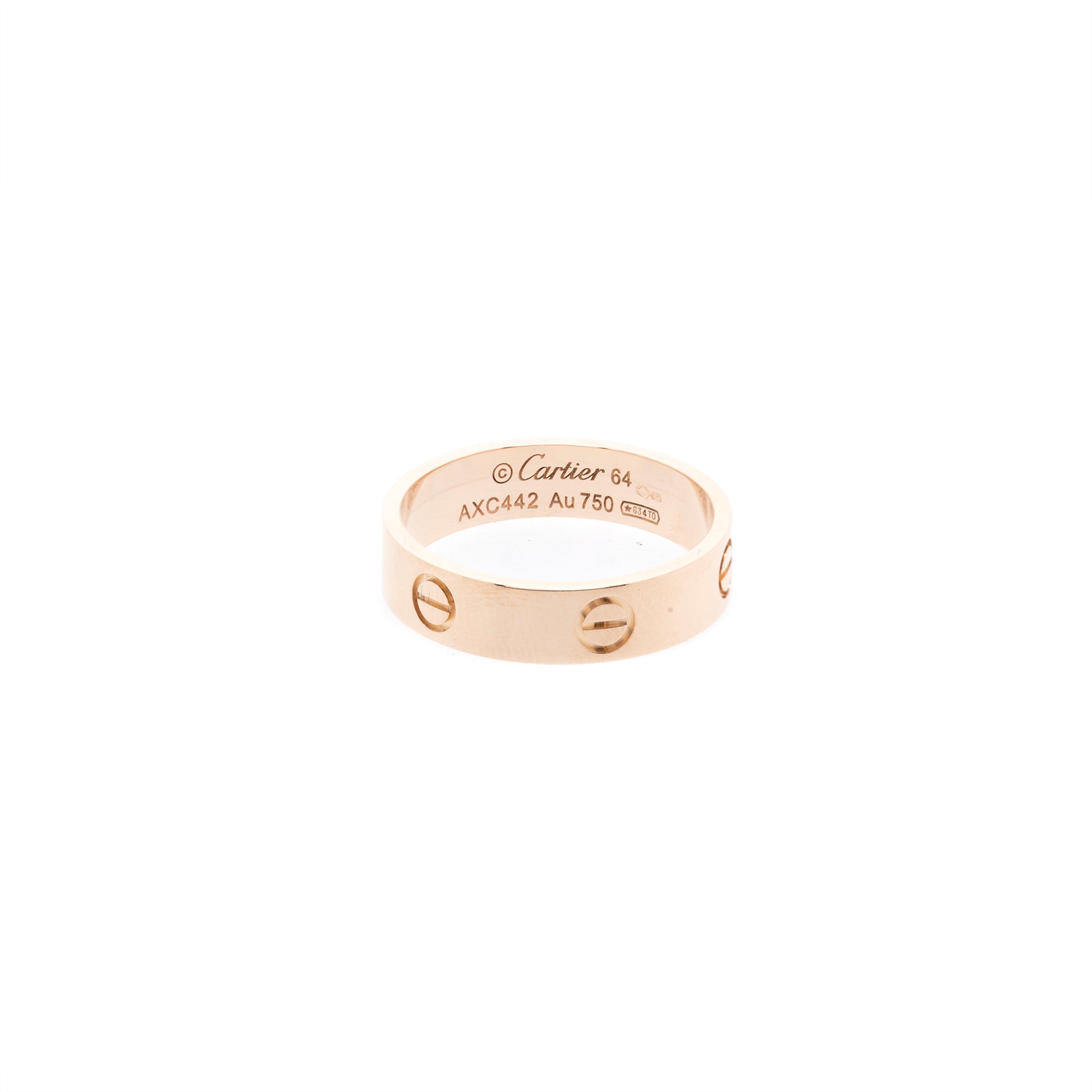Cartier 18k Rose Gold Love Ring