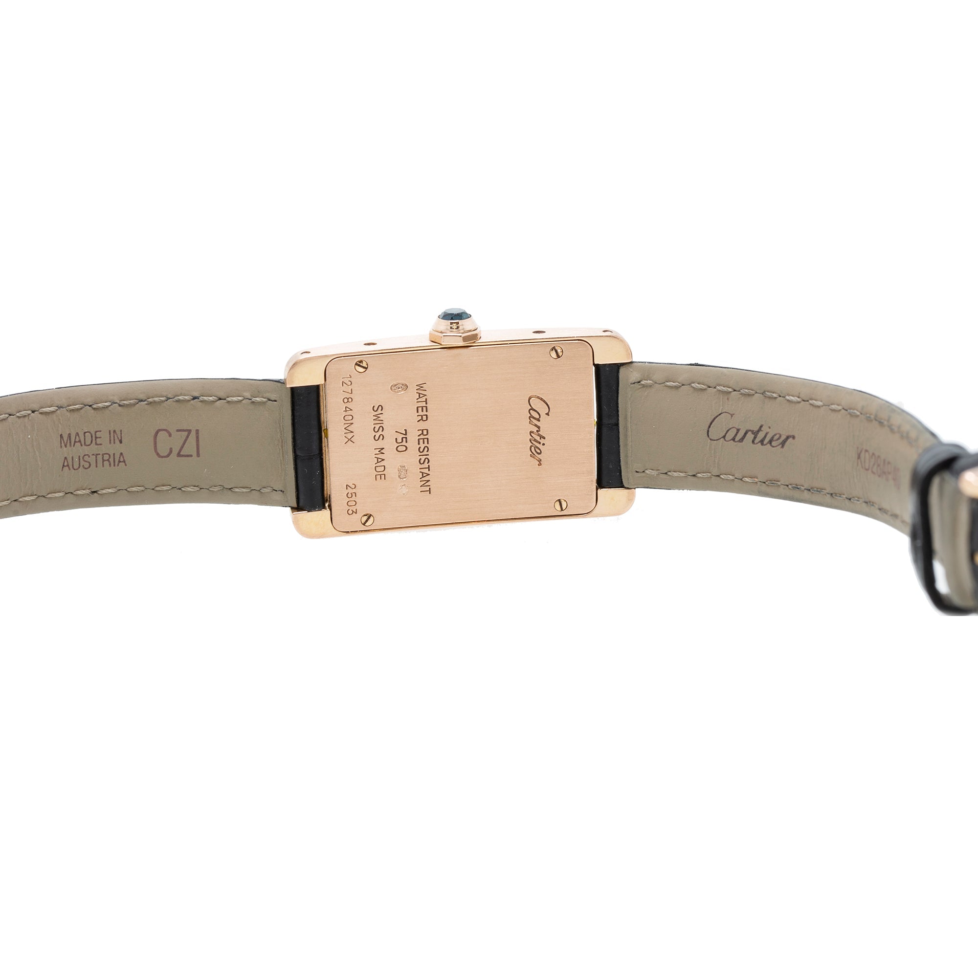 Cartier 18k Rose Gold Tank Americaine Watch, Small Model