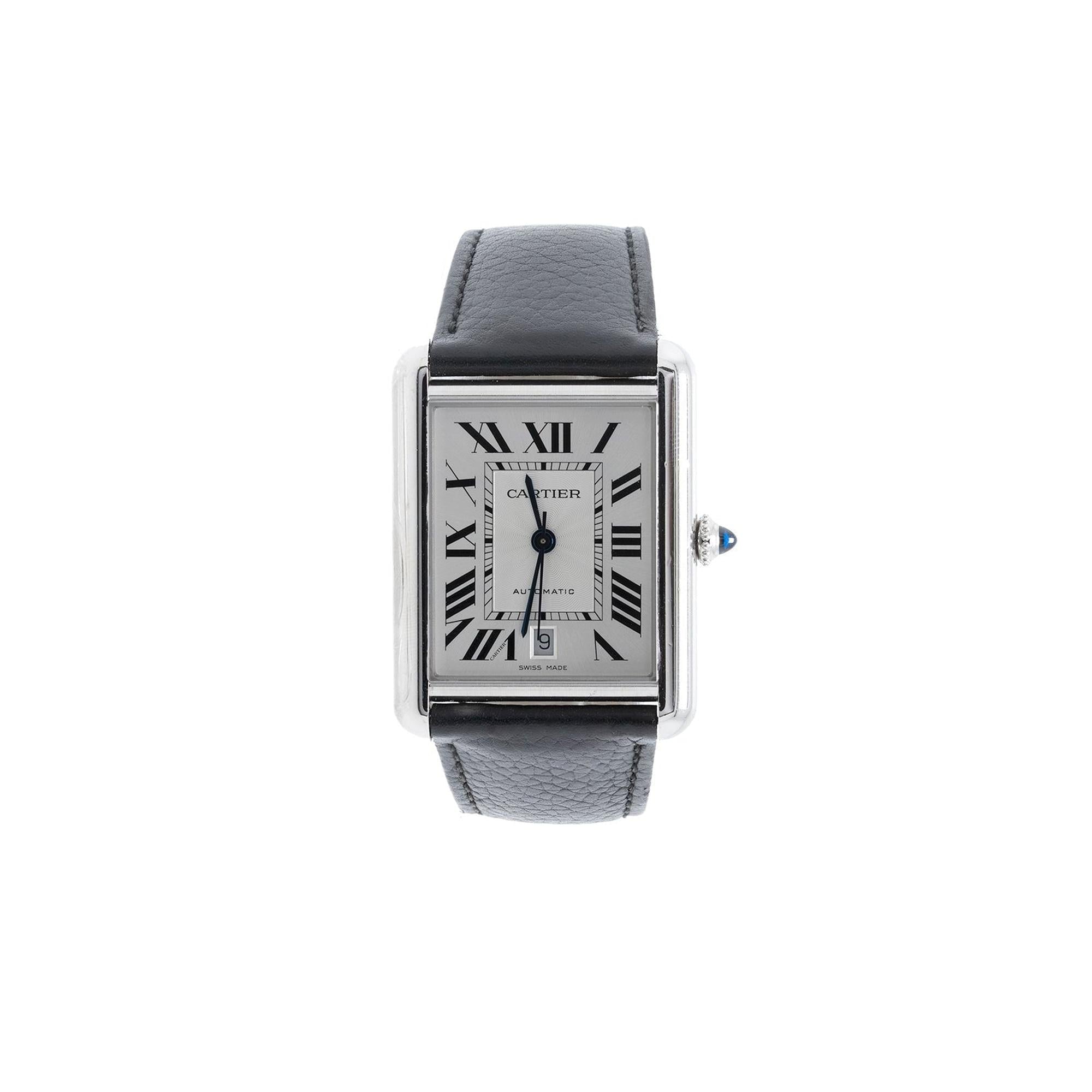 Cartier 2021 Tank Must Watch, Extra Large Model w/ Box & Papers