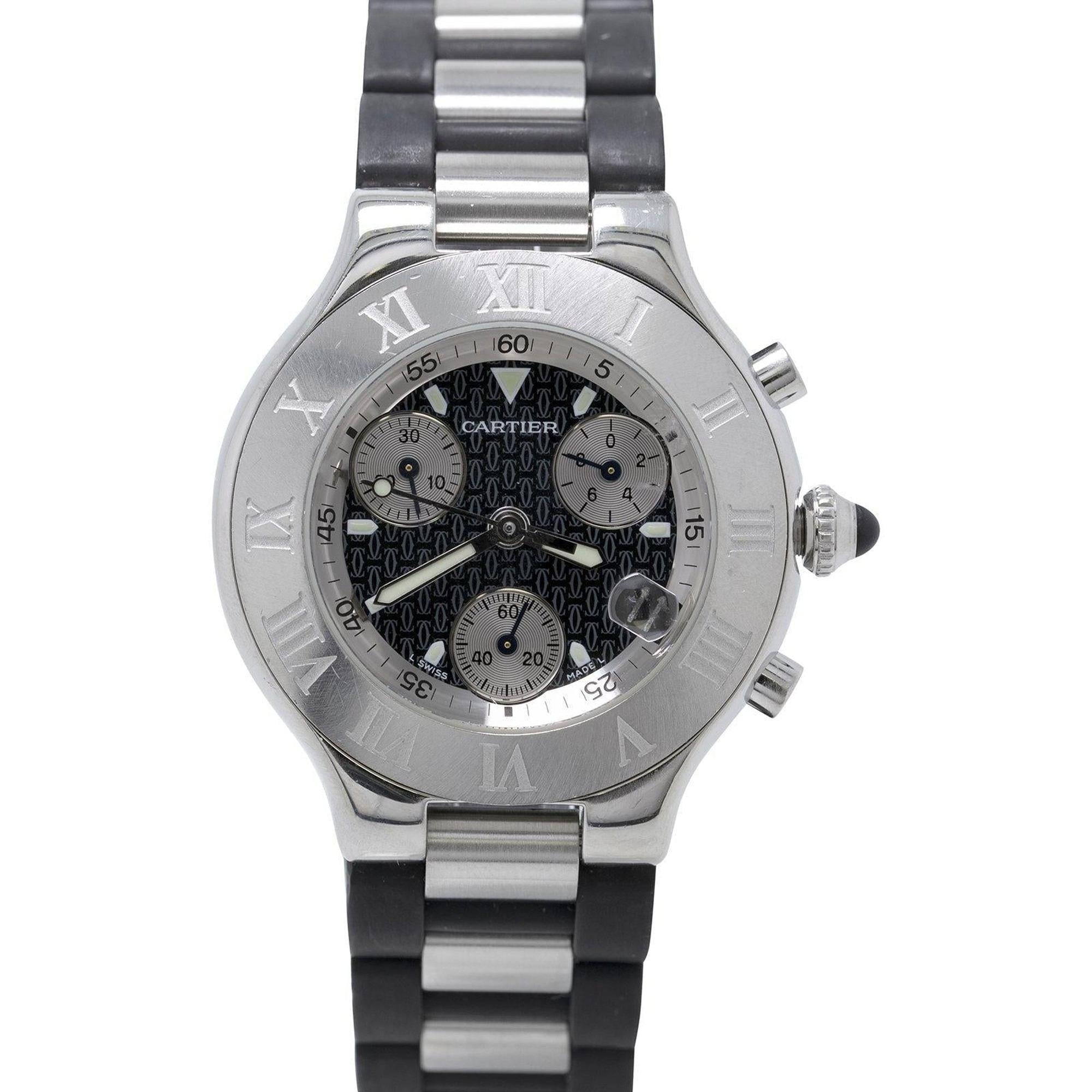 Cartier 21 Must Chronoscaph Watch