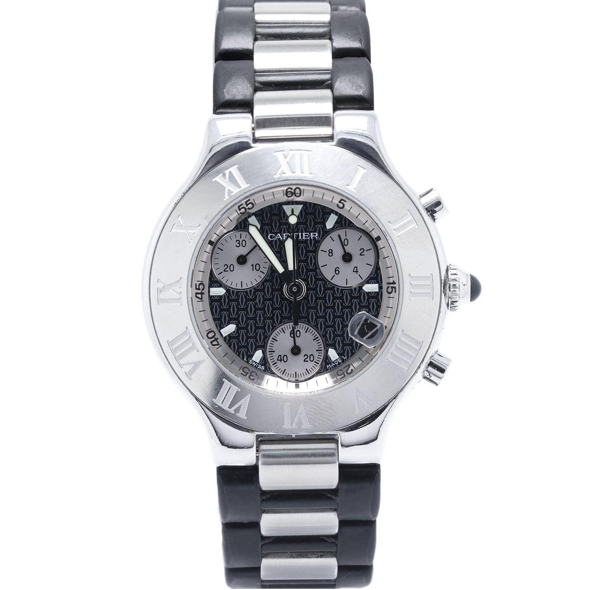 Cartier 21 Must Chronoscaph Watch