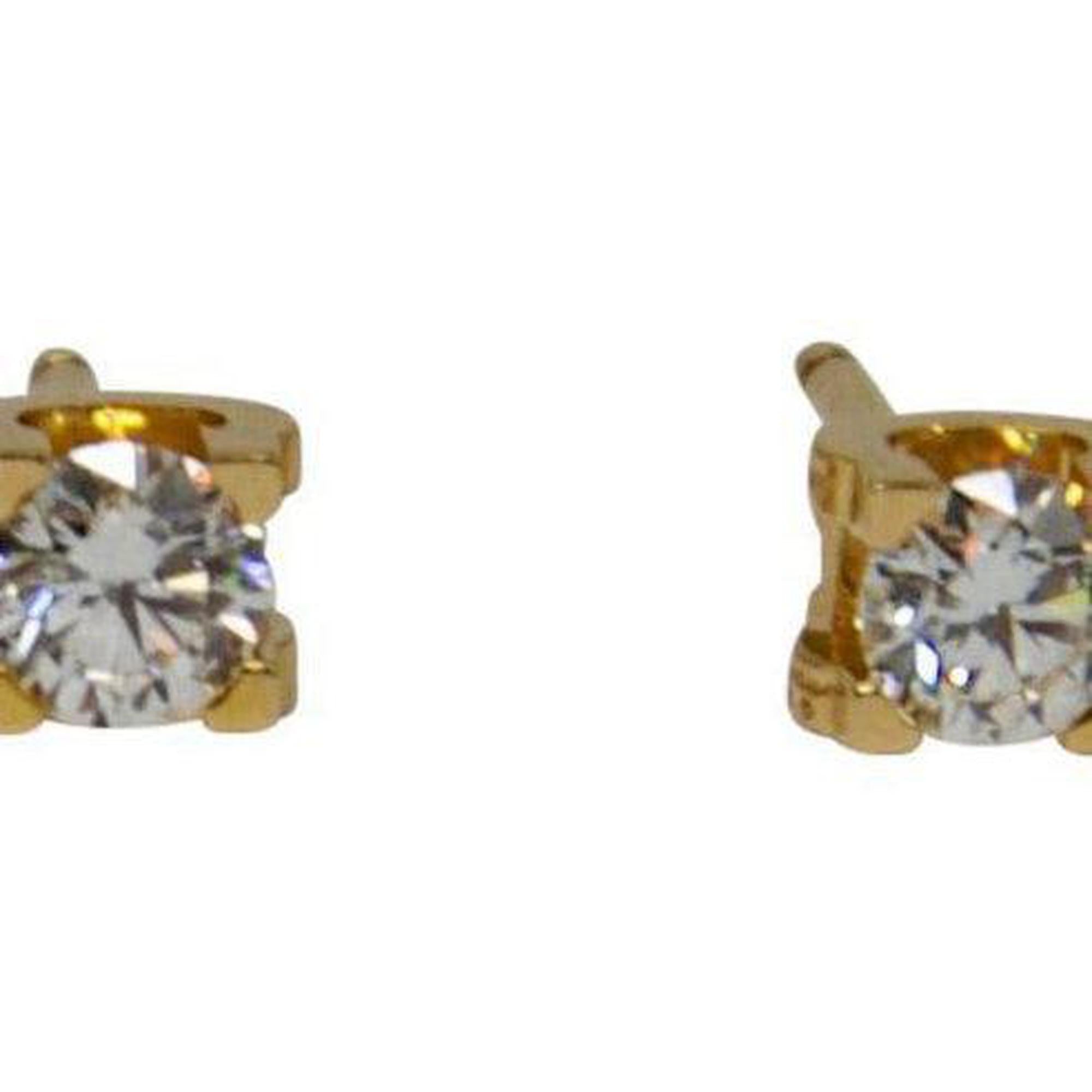 Cartier C De Cartier Diamond Stud Earrings