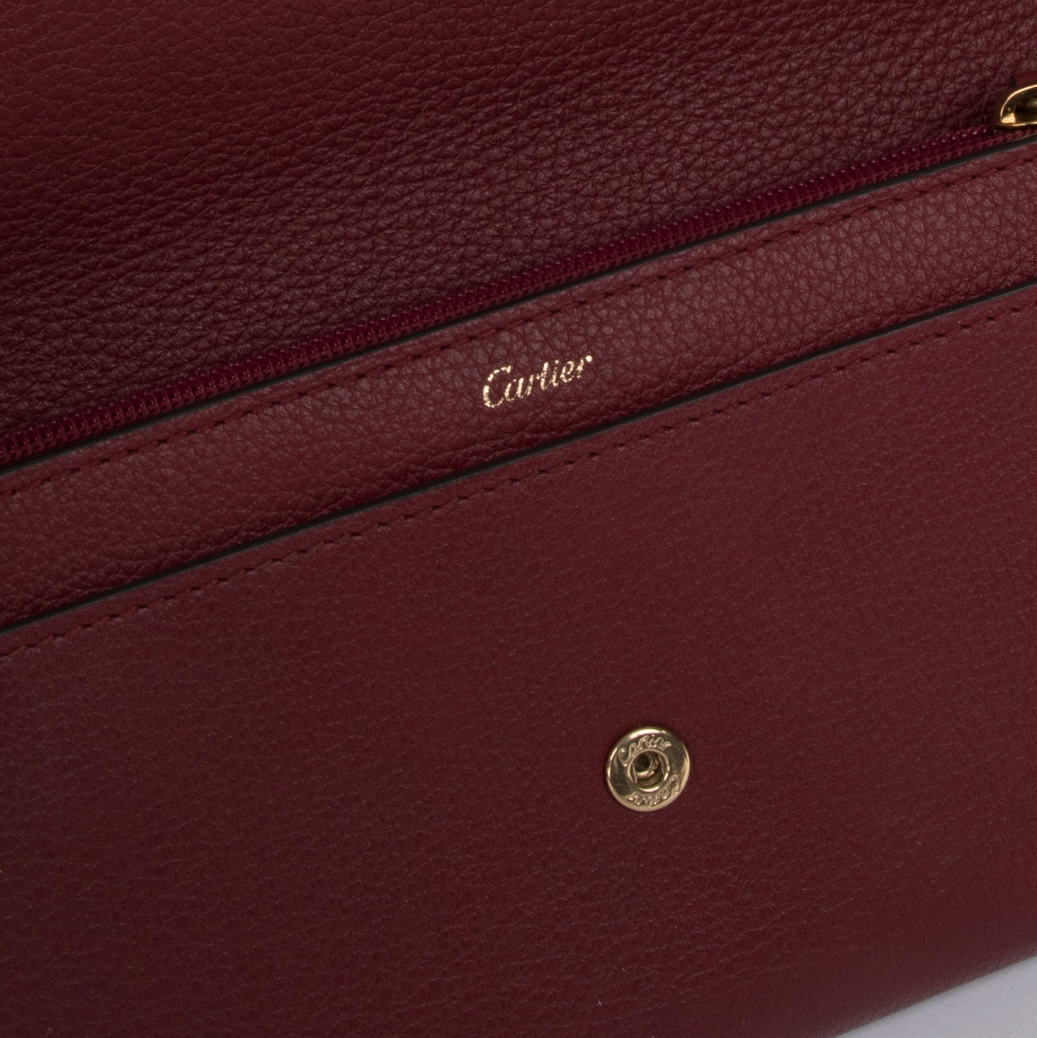 Cartier C de Cartier International Leather Wallet w/ Box