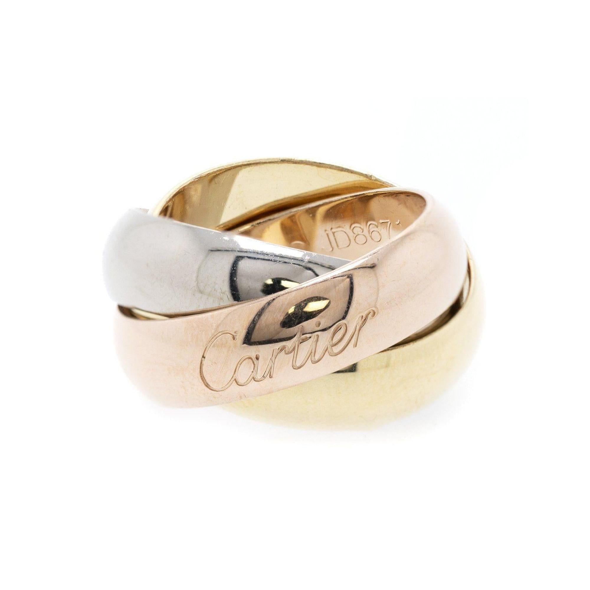Cartier Classic Trinity Rolling Ring, LM