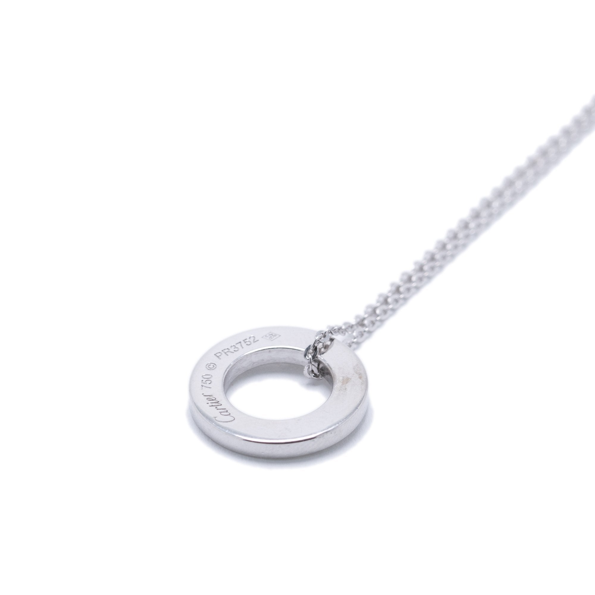 Cartier Diamond Love Circle Pendant Necklace