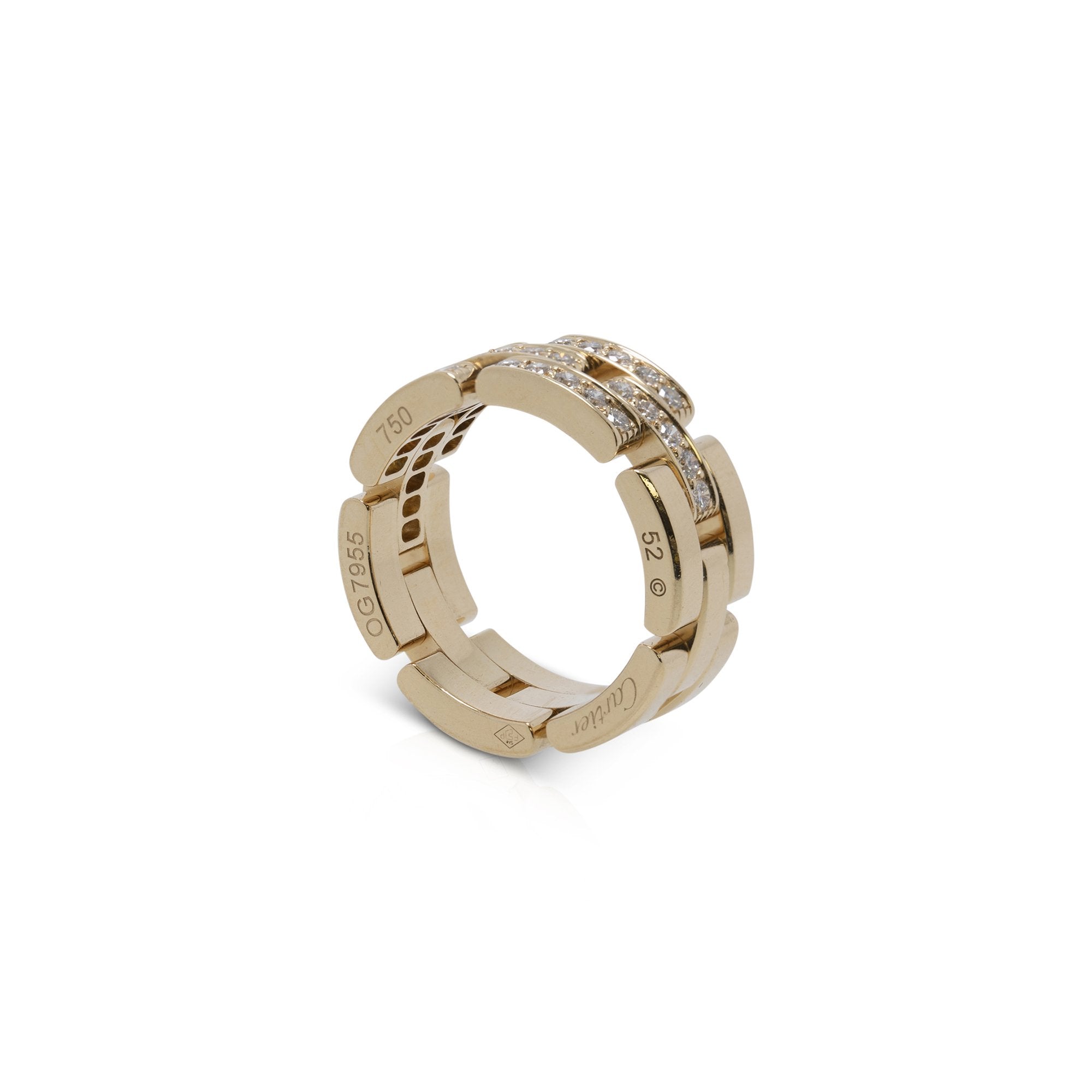 Cartier Diamond Maillon Panthere Ring