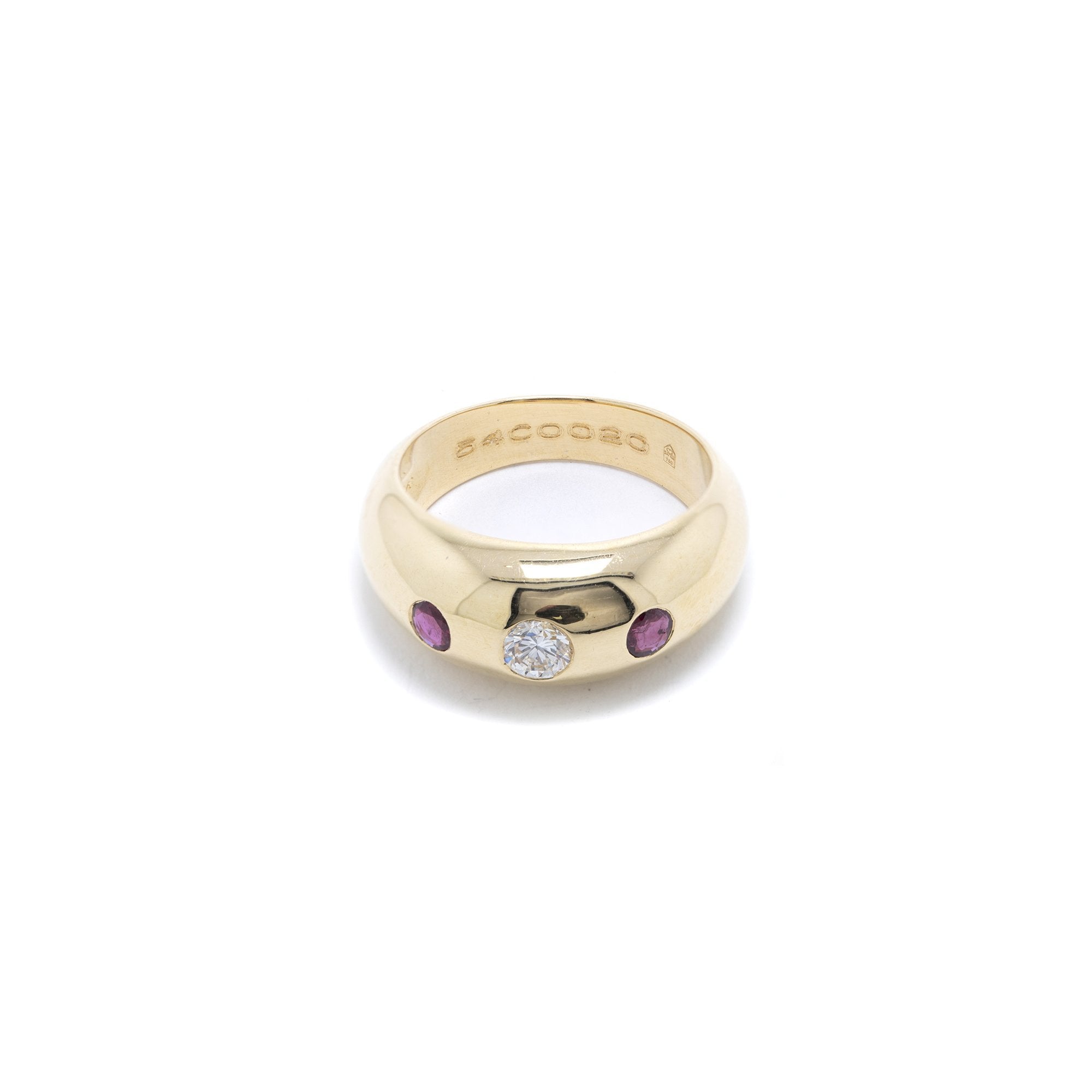 Cartier Diamond & Ruby Daphne Ring