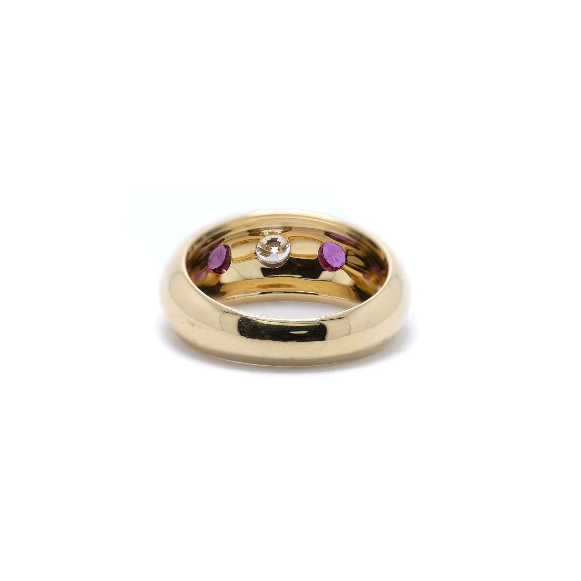 Cartier Diamond & Ruby Daphne Ring