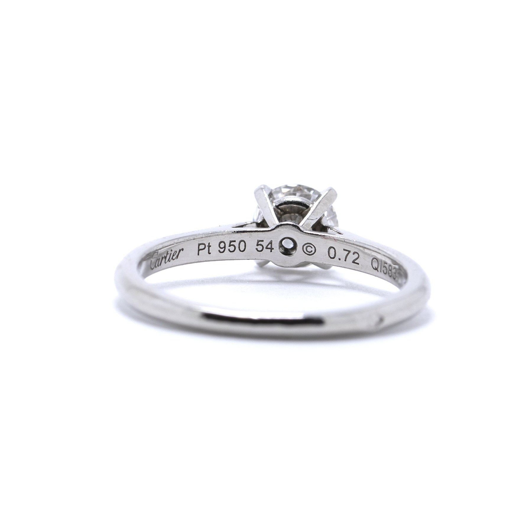 Cartier Diamond Solitaire Engagement Ring