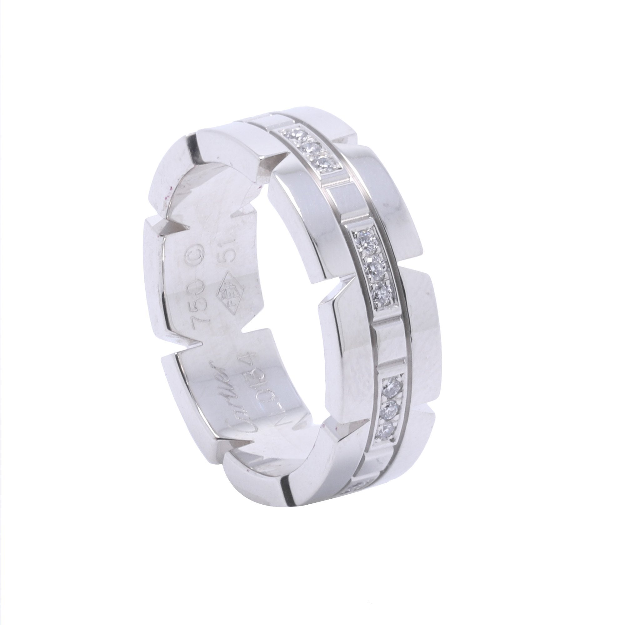 Cartier Diamond Tank Francaise Ring