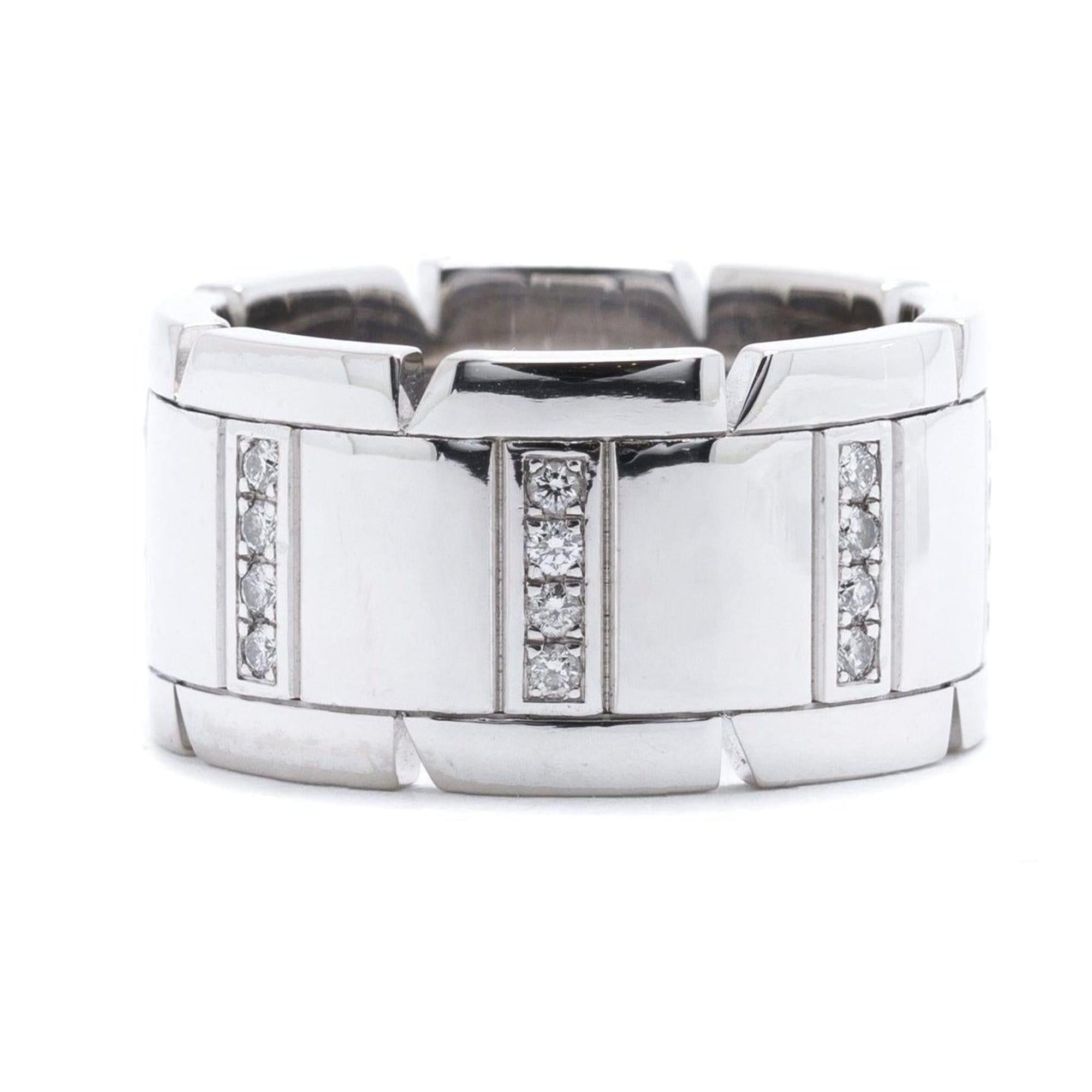 Cartier Diamond Tank Francaise Ring