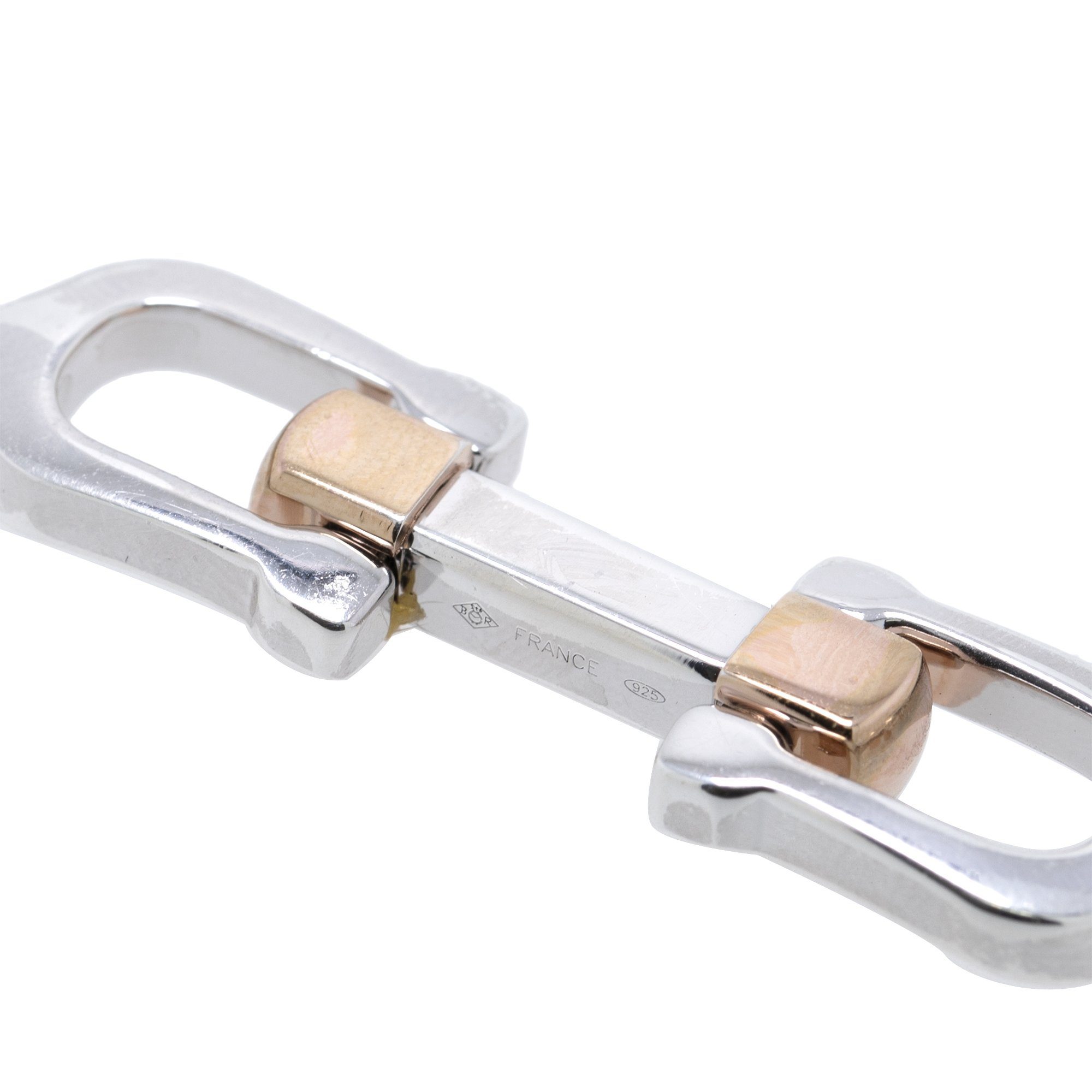 Cartier Elongated C Shape Decor Cufflinks