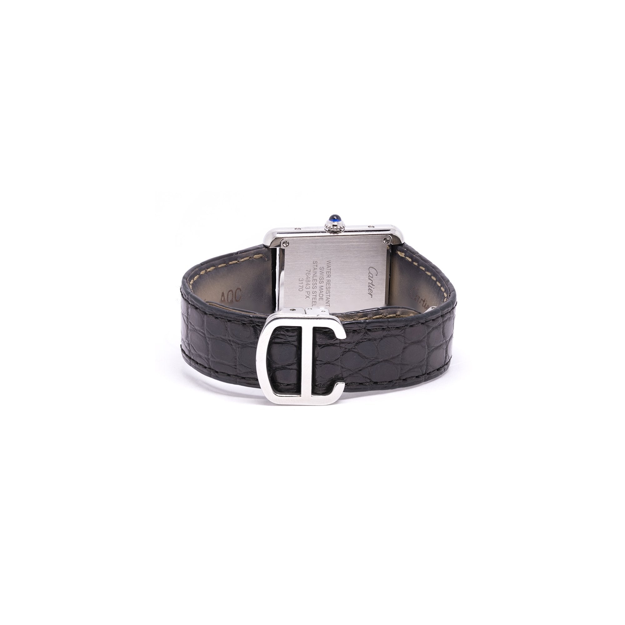 Cartier Limited Edtion Piano Dial Tank Solo Watch
