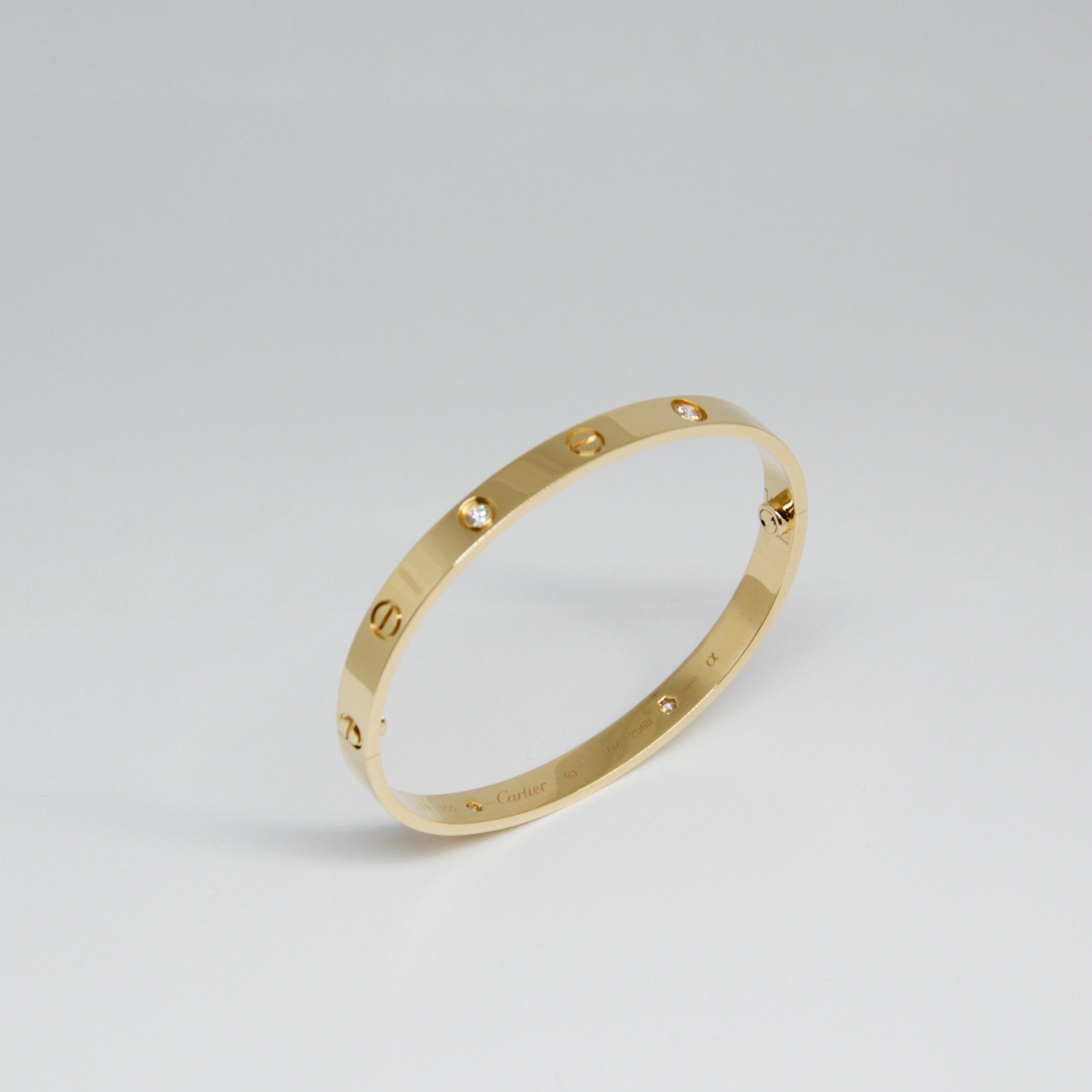 Cartier Love Bracelet with 4 Diamonds