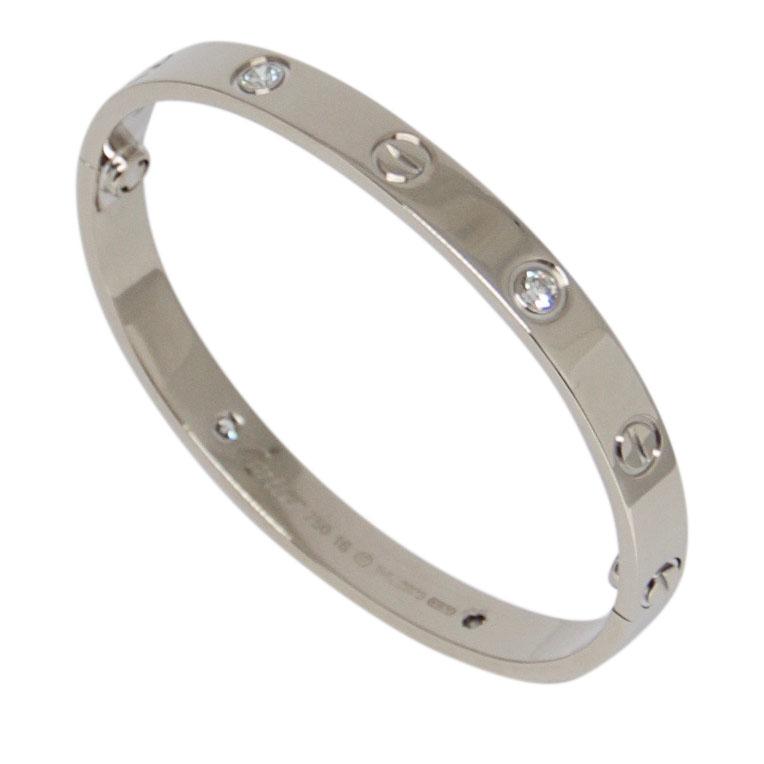 Cartier Love Bracelet with 4 Diamonds