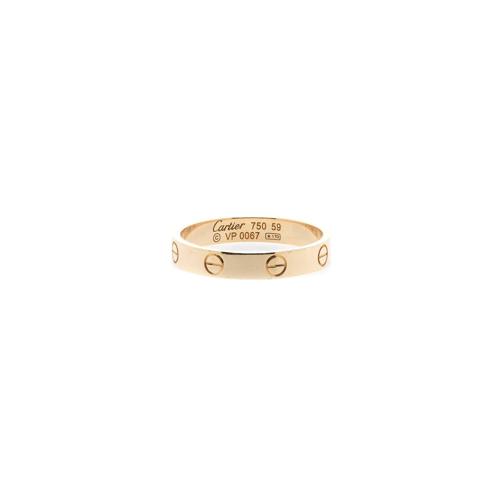 Cartier Love Wedding Band Ring w/ Box