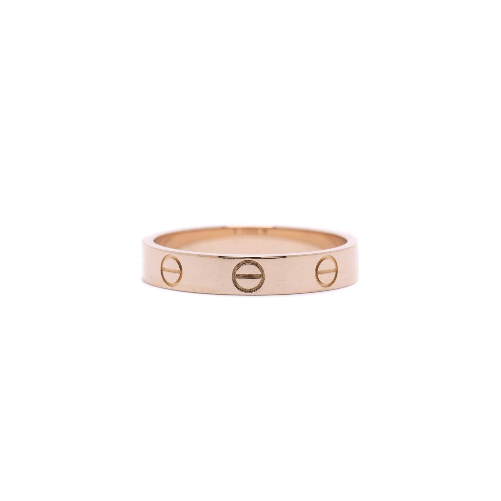 Cartier Love Wedding Band Ring