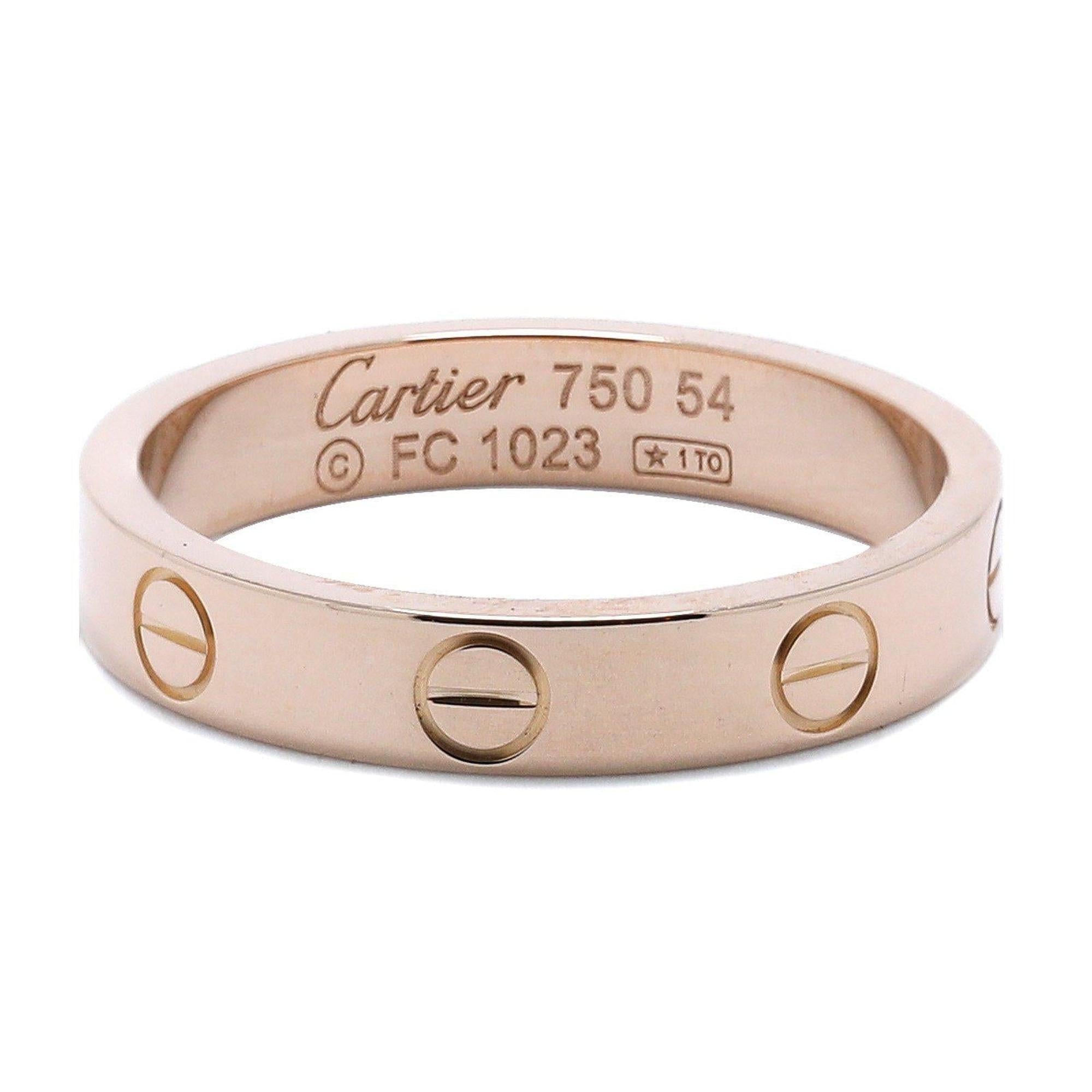 Cartier Love Wedding Band Ring
