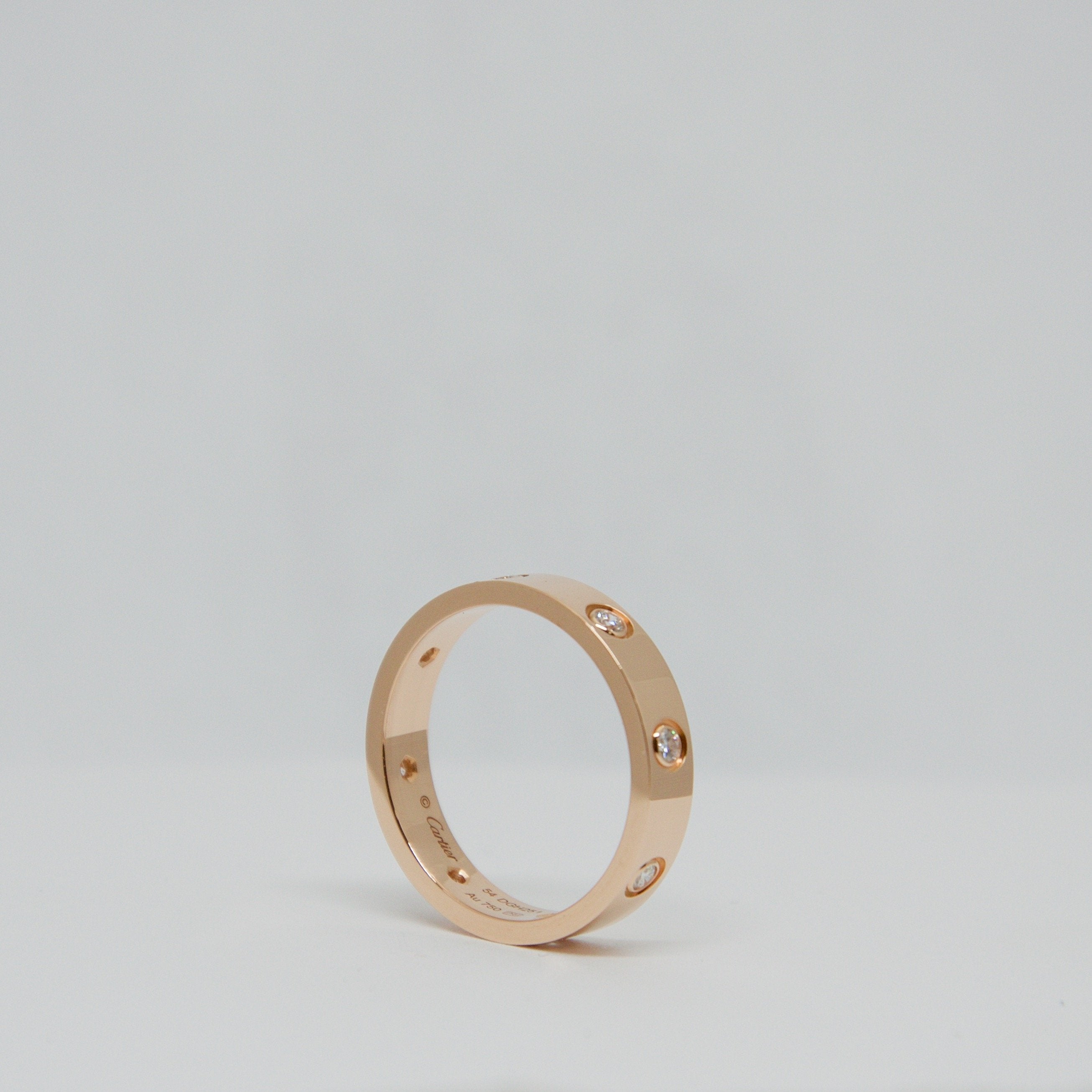 Cartier Love Wedding Band with 8 Diamonds