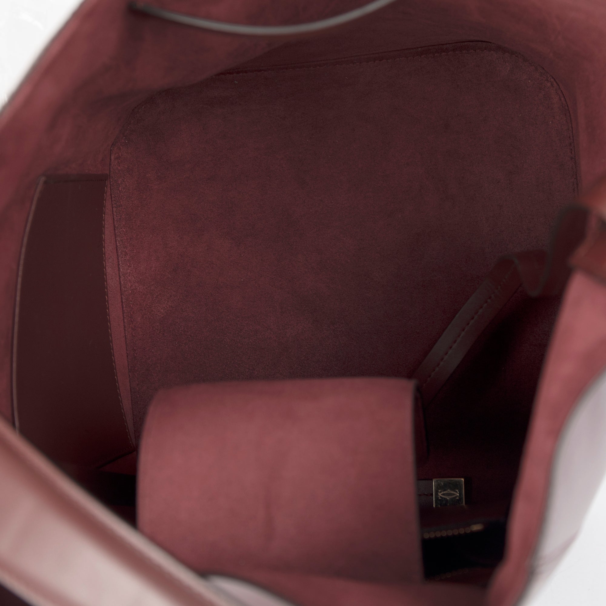 Cartier Must C Leather Bucket Bag w/ Receipt & Certificate