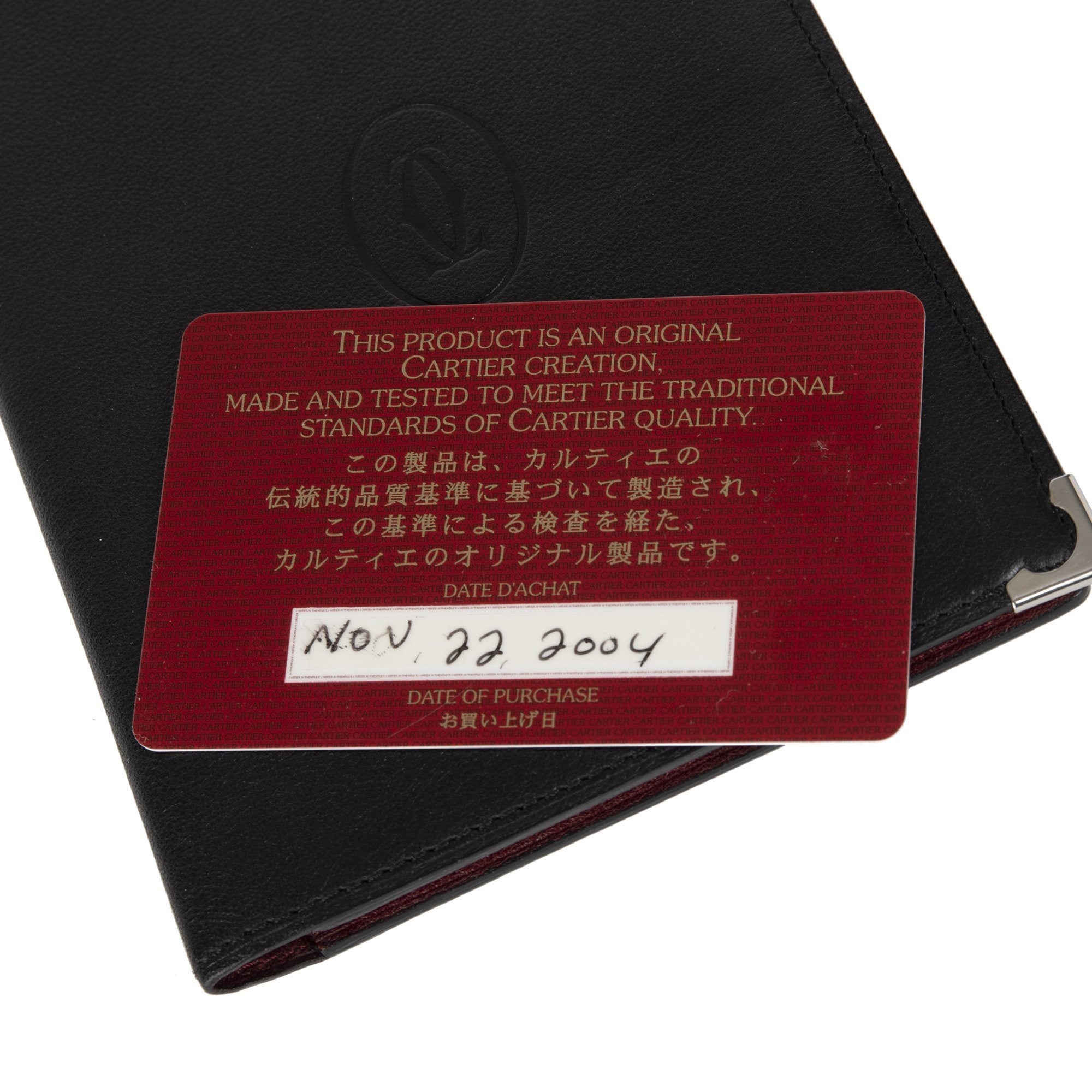 Cartier Must De Cartier Passport Holder