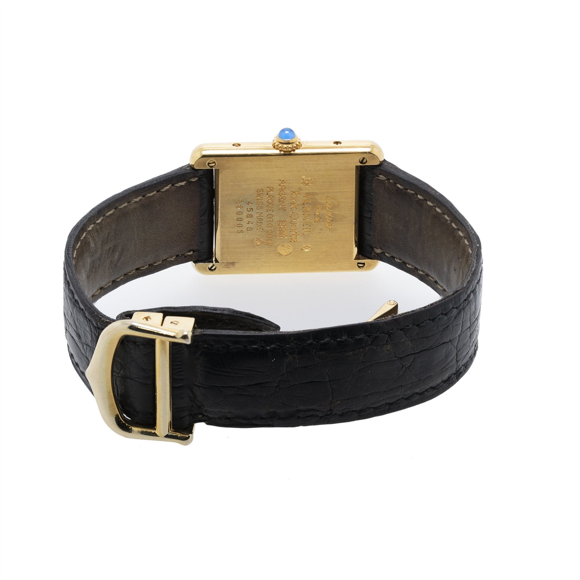 Cartier Must de Cartier Tank Vermeil Watch