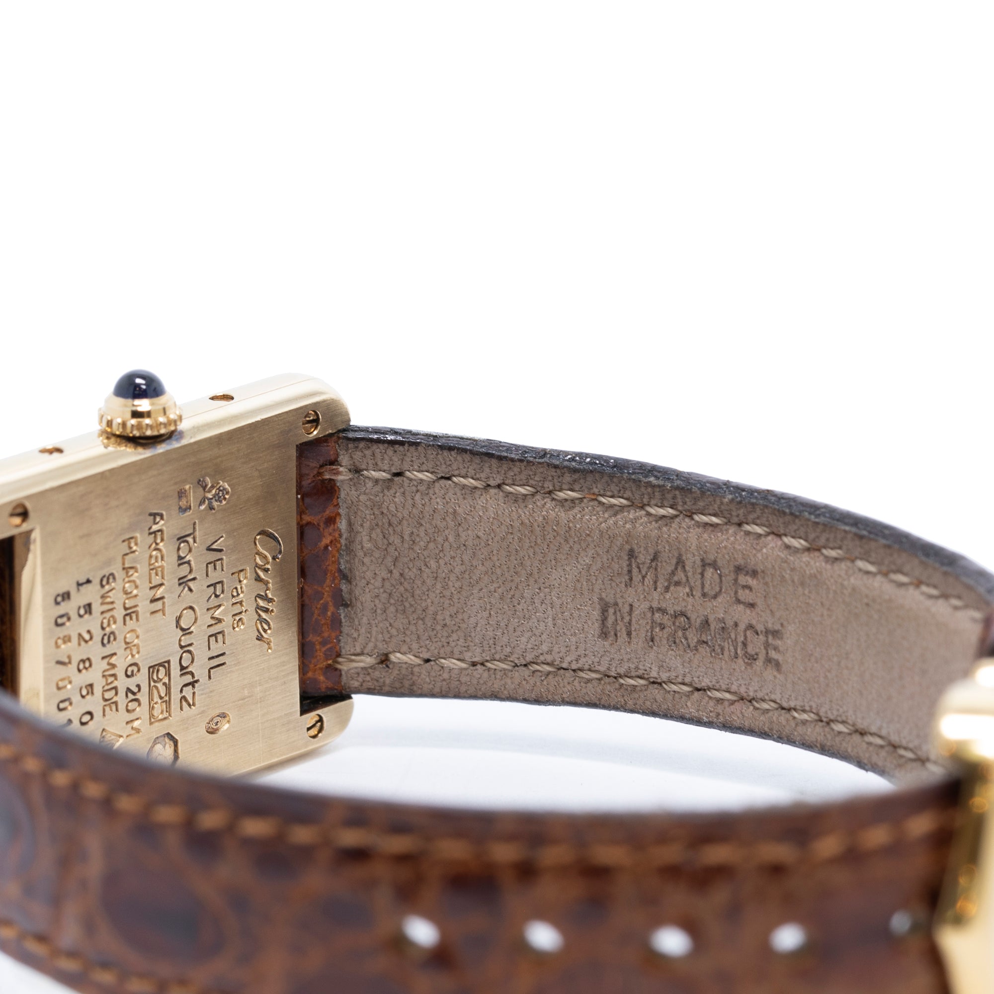 Cartier Must de Cartier Tank Vermeil Watch