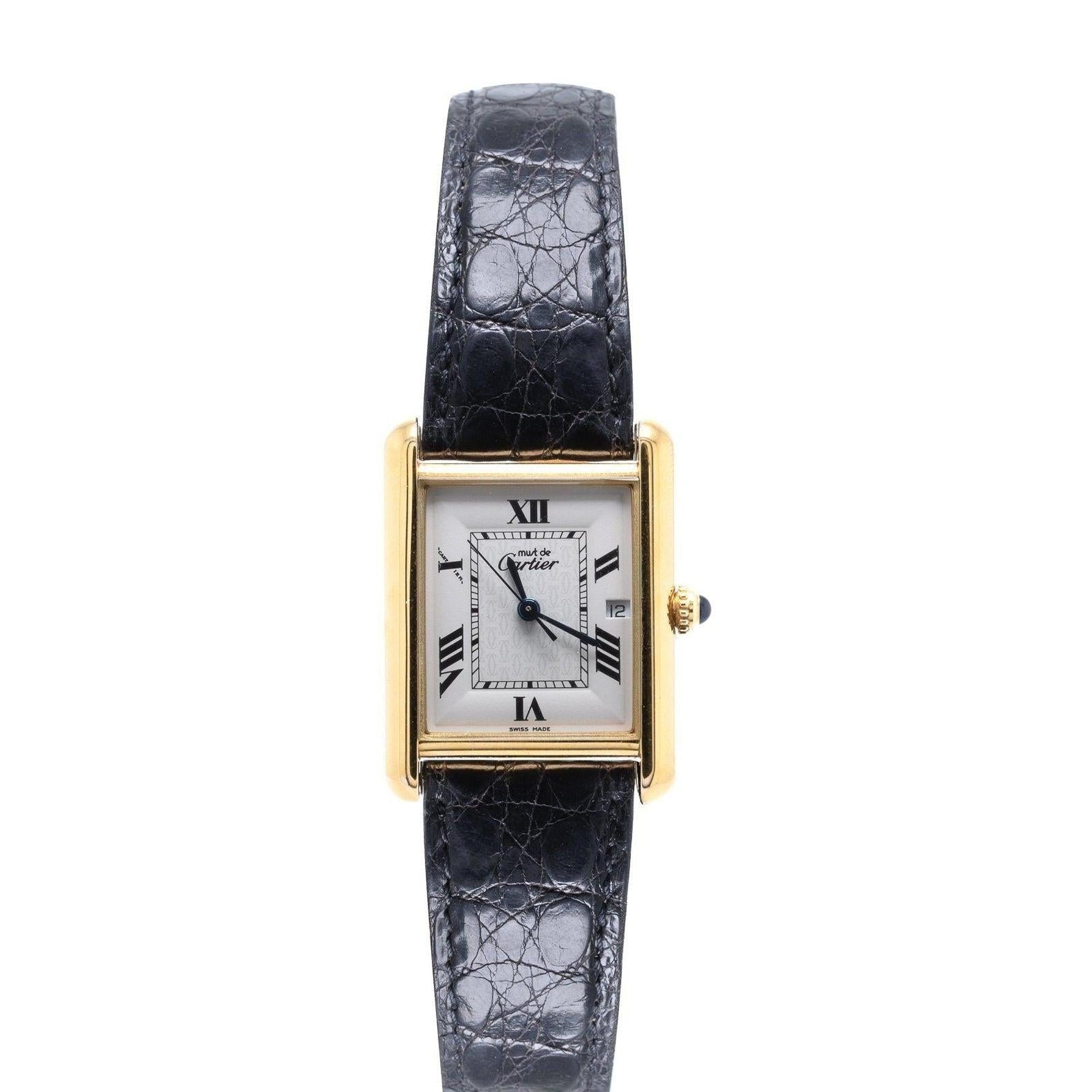 Cartier Must de Cartier Tank Vermeil Watch
