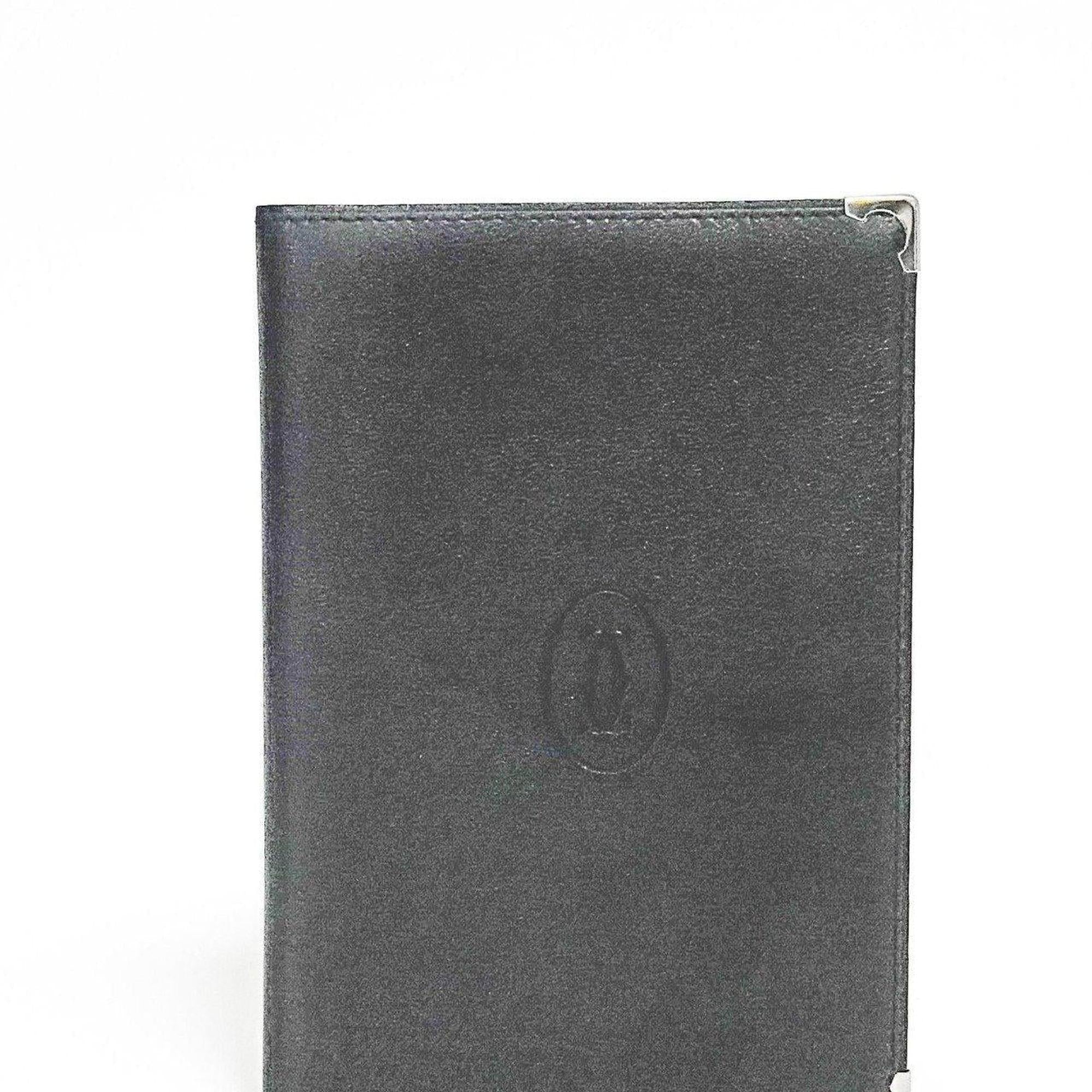 Cartier Onyx Bifold Cabochon French Wallet