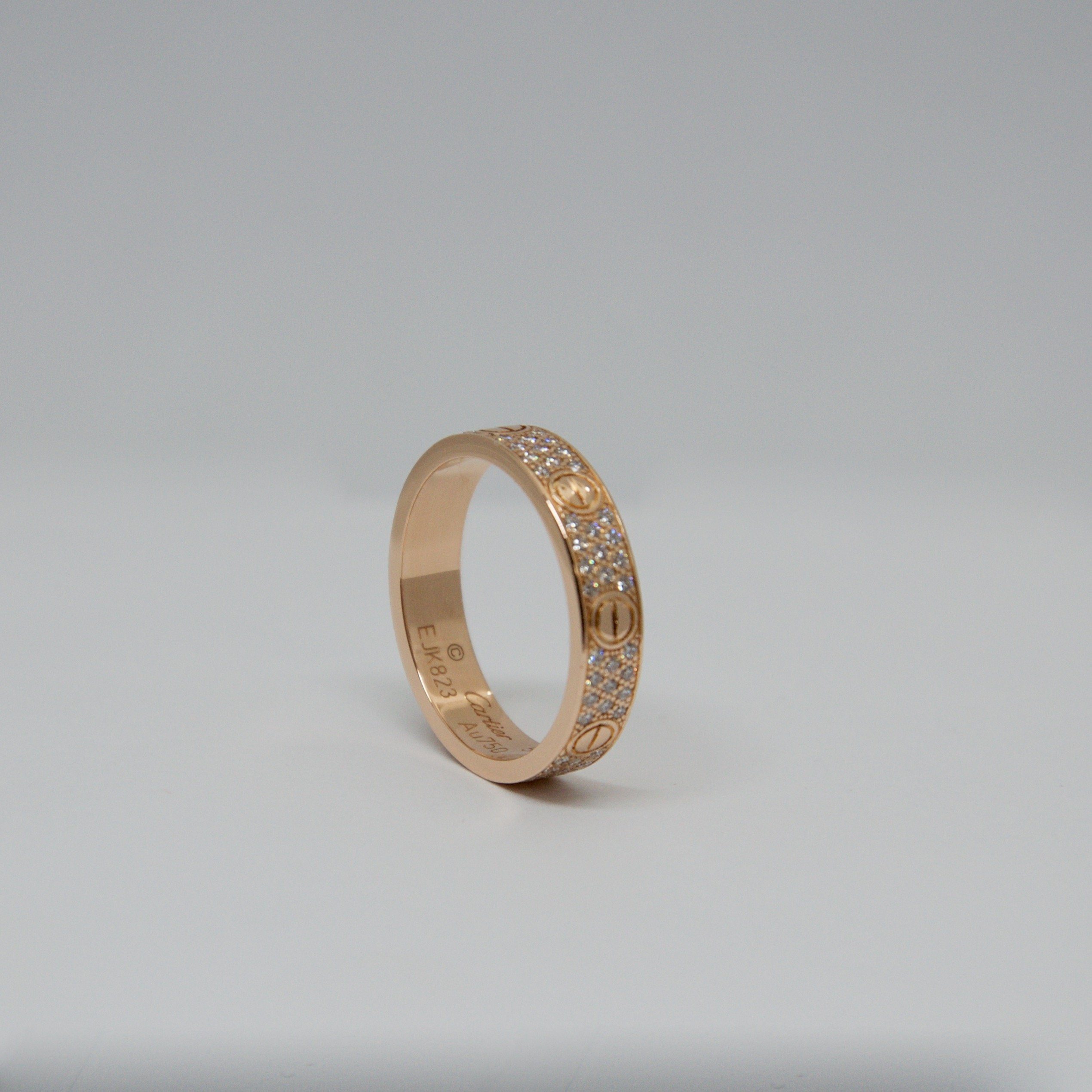 Cartier Pave Diamond Love Ring