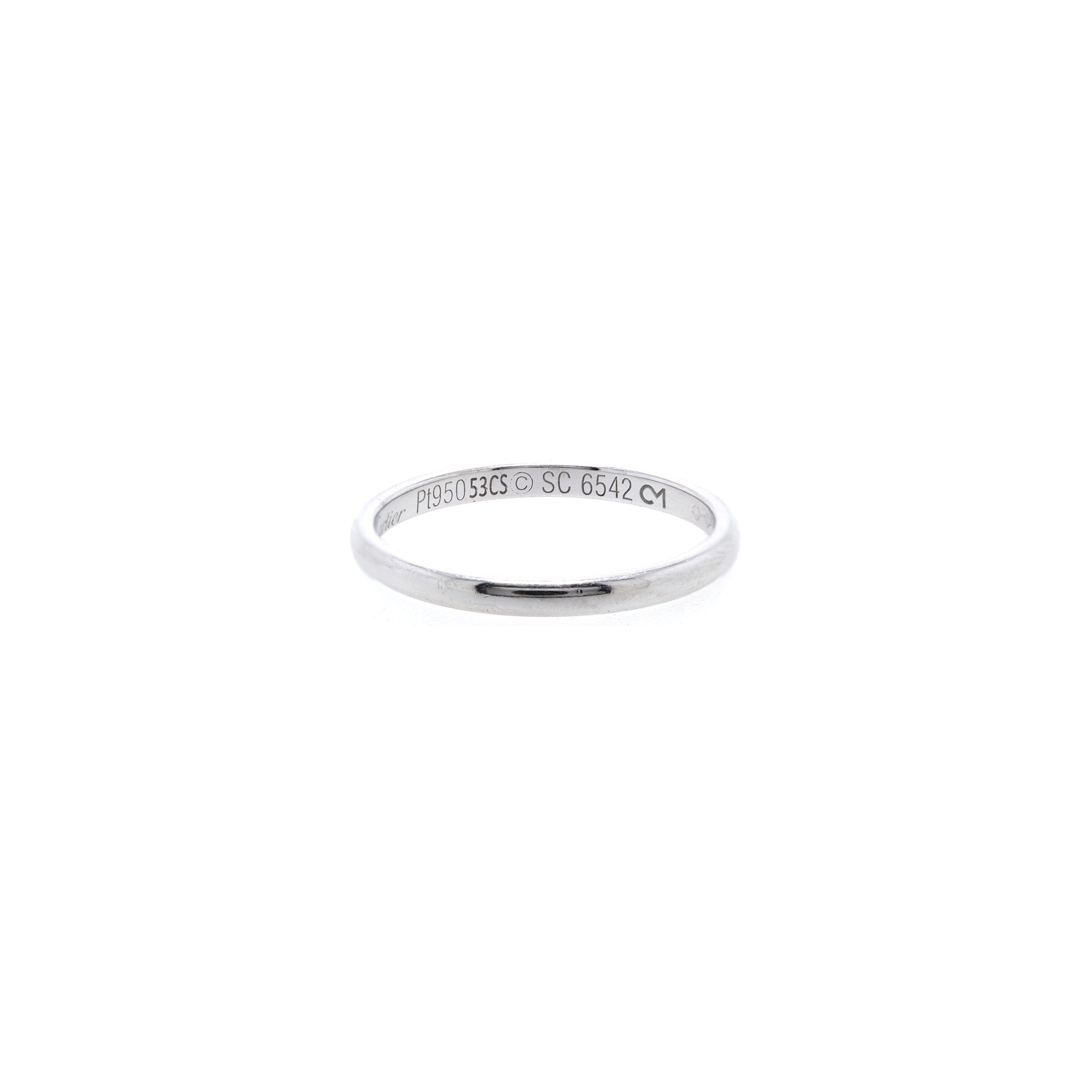 Cartier Platinum 1895 Wedding Band