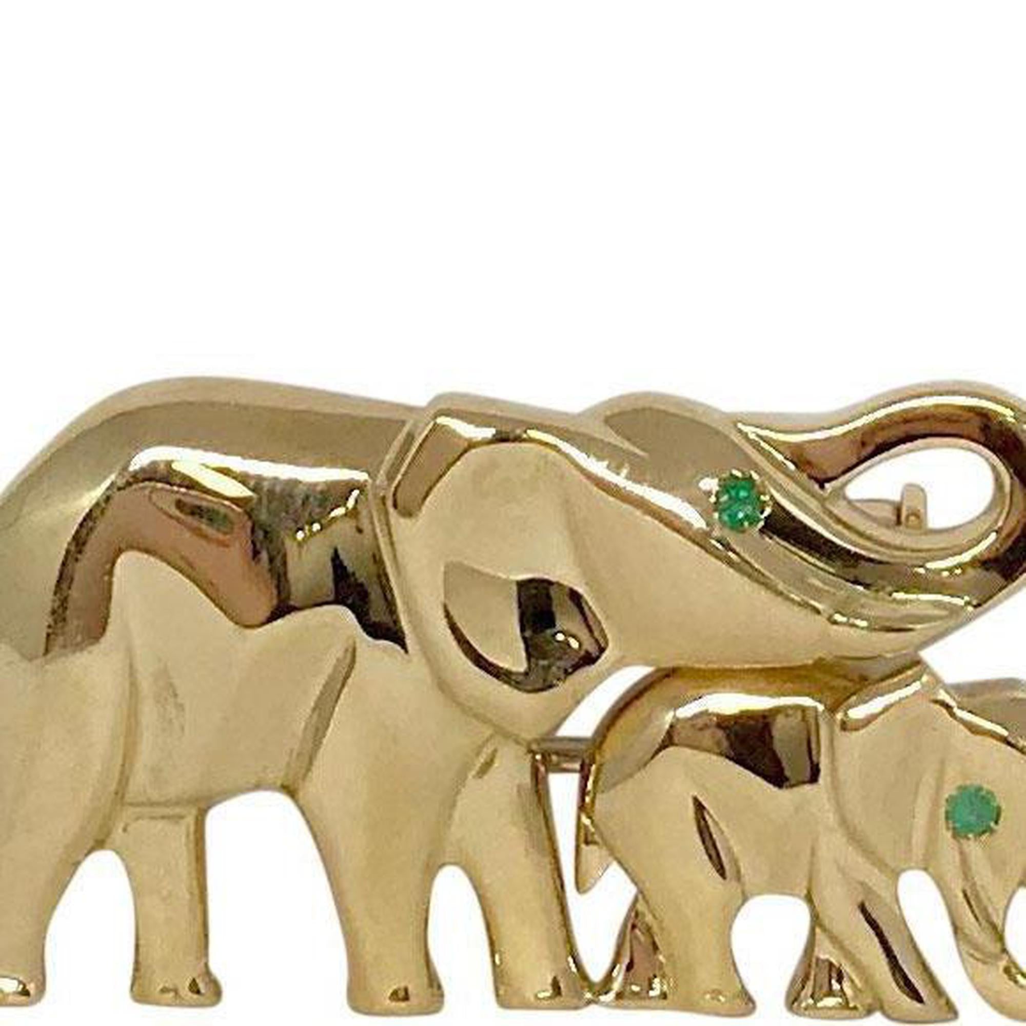 Cartier Rare Khandy Collection Vintage Elephant Brooch