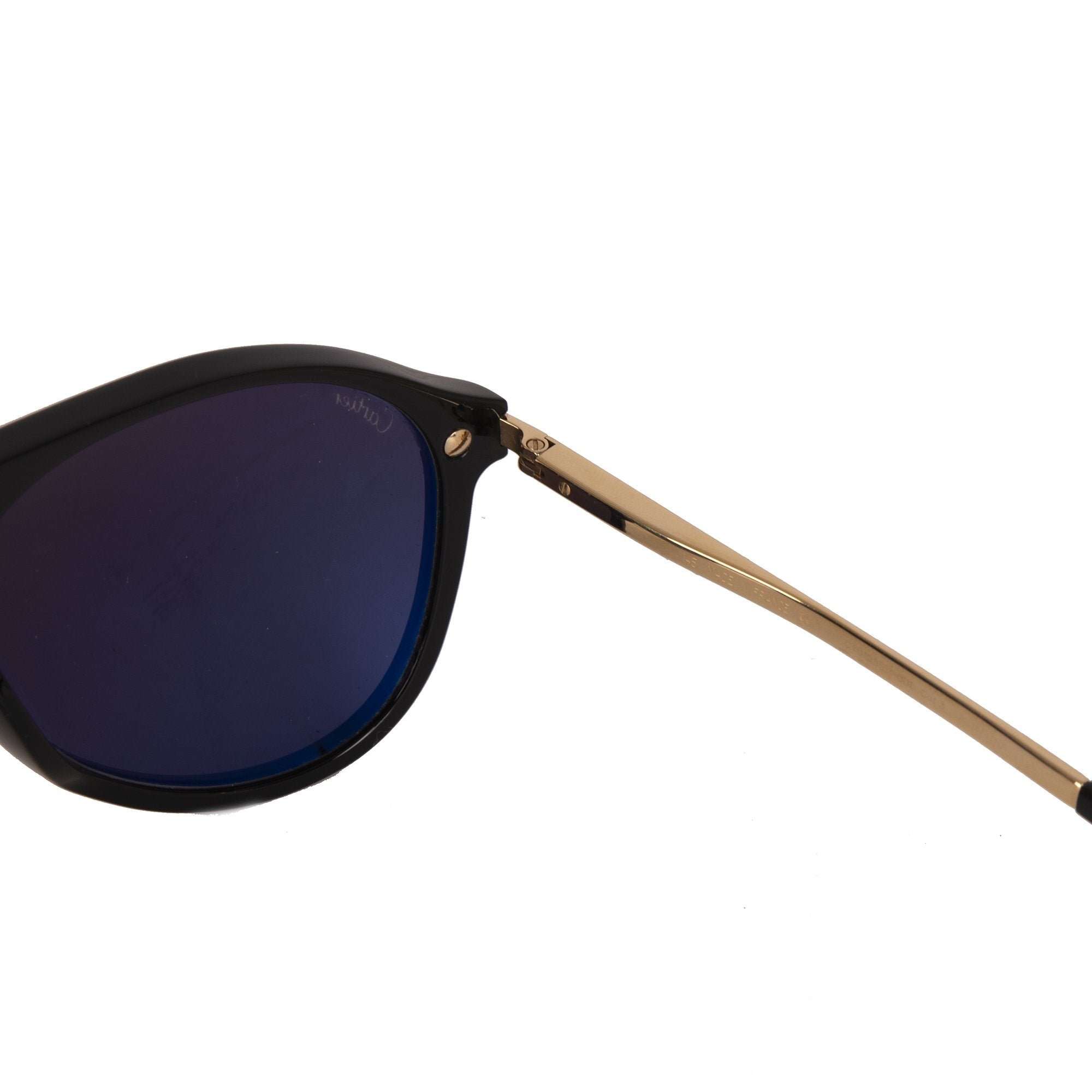 Cartier Santos de Cartier Aviator Sunglasses w/ Box & Case