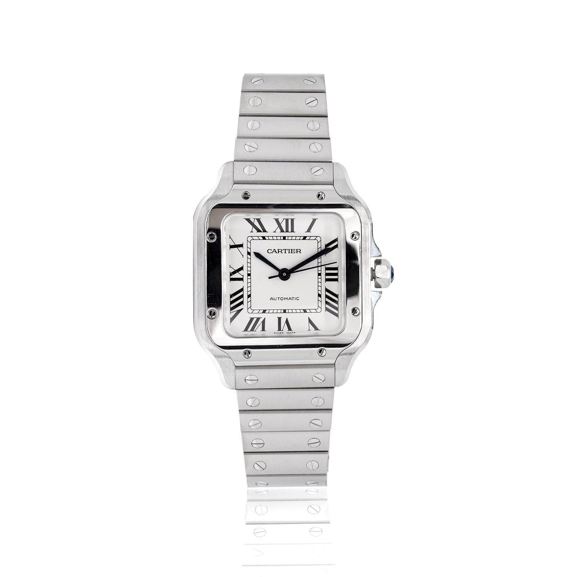 Cartier Santos de Cartier Watch, Medium Model w/ Box