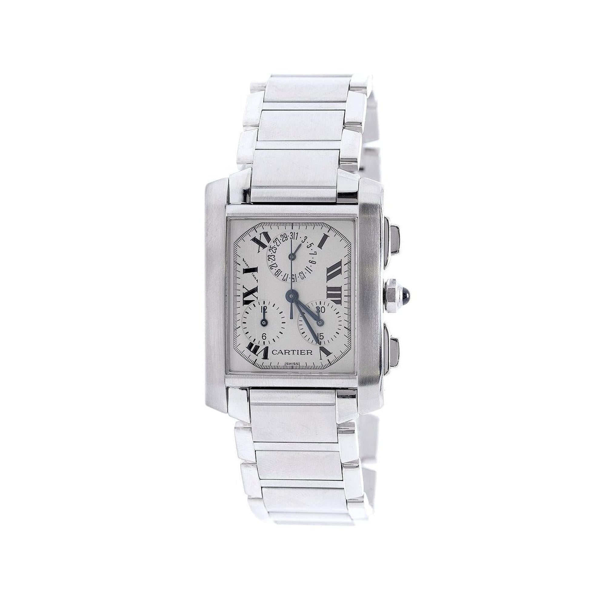 Cartier Tank Francaise Chronoflex Watch