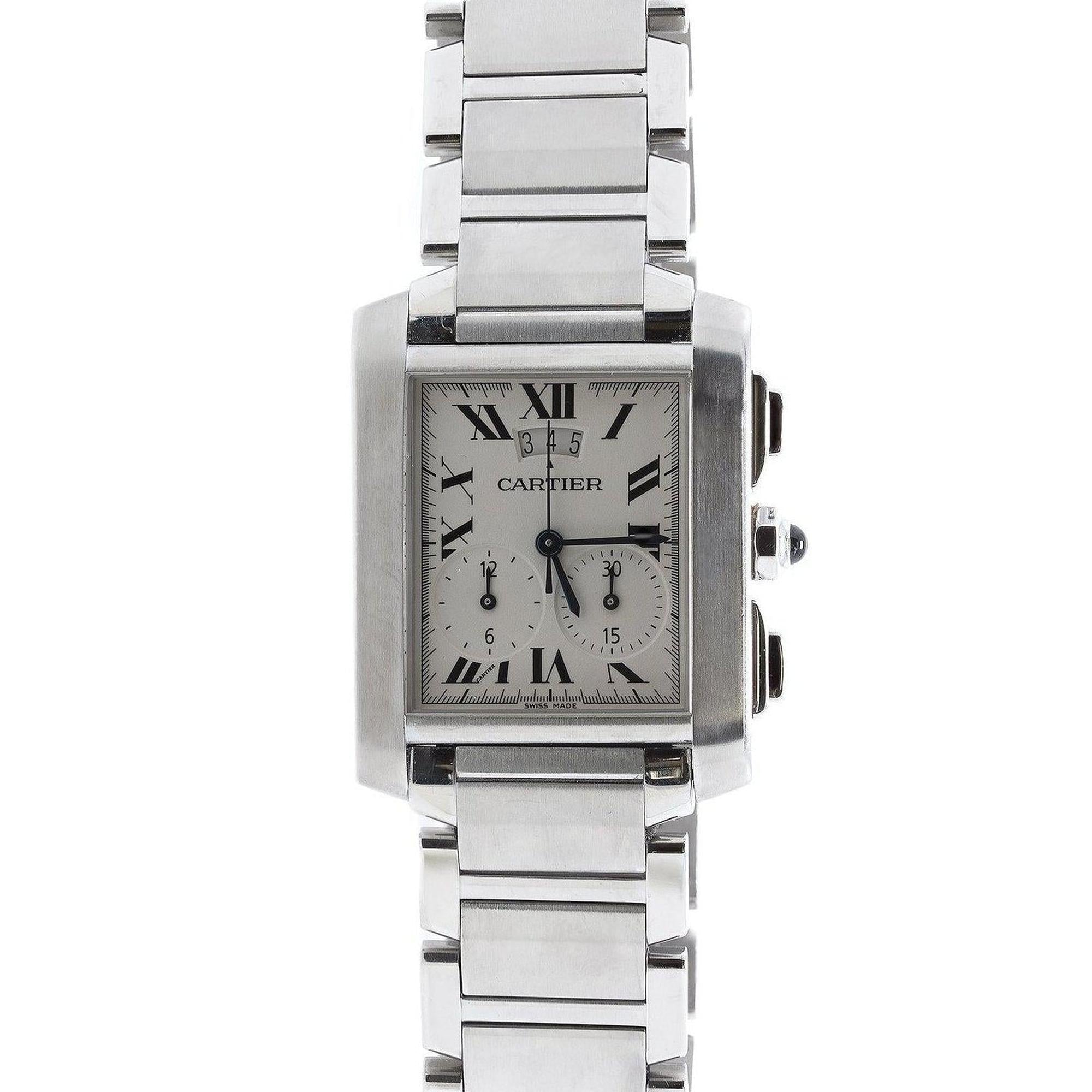 Cartier Tank Francaise Chronoflex Watch